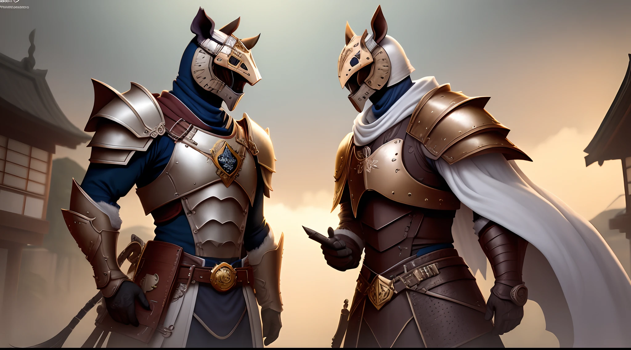 Uma replicar quase identificar a armadura de bronze do cavaleiros seya, Japanese anime style