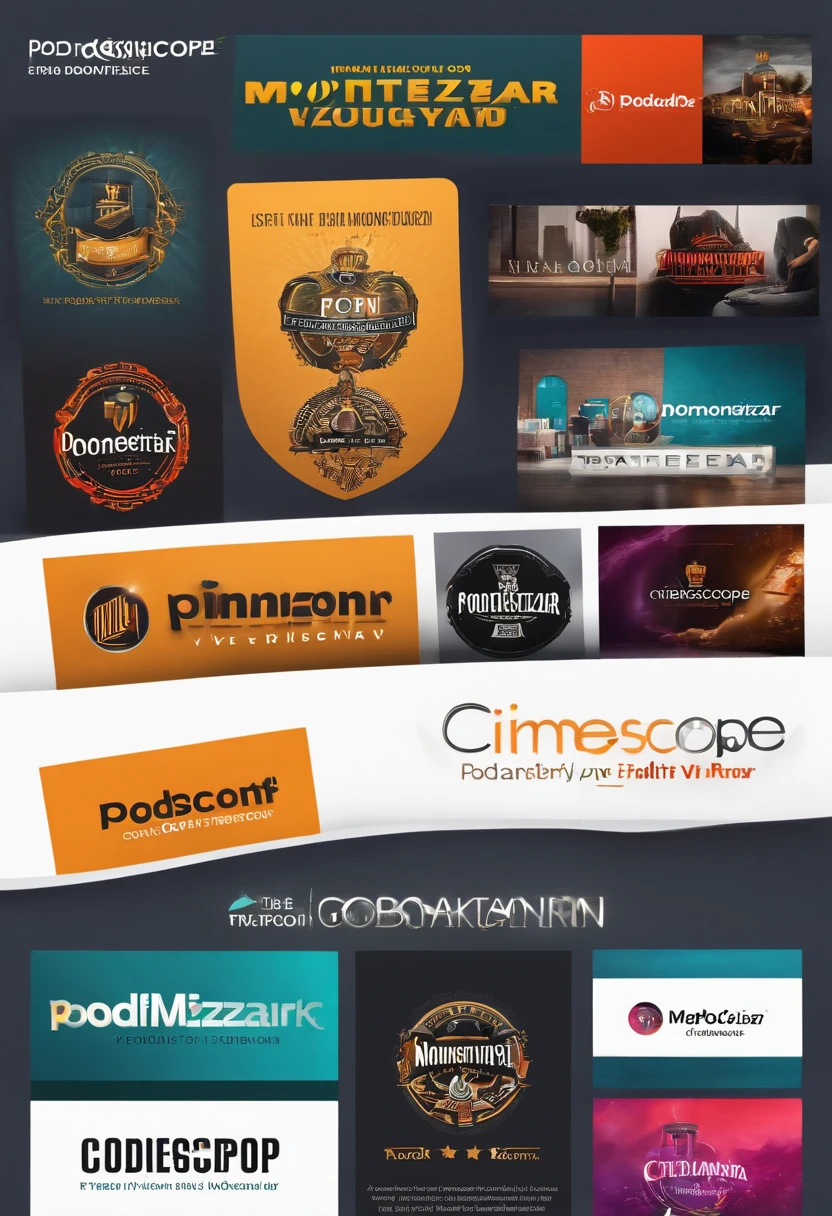 create a logo for a podcast that talks about monetization with the name PODMONETIZAR