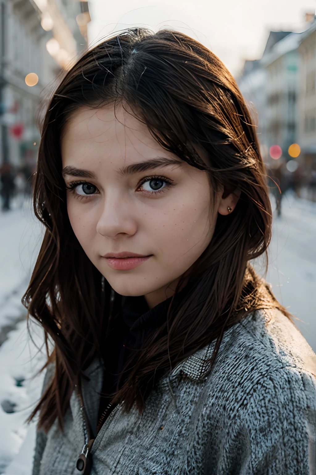 a portrait of a Girl from Russia
