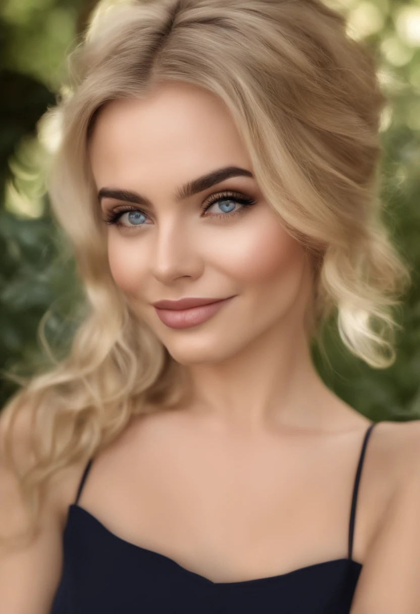 (best quality,4k,8k,Altas,master part:1.2),ultra-detalhado,(Realistic,fotorrealista,photo-realistic:1.37),HDR,medium:1.1,illustration,retrato,Lisa Simpson,sol brilhante,playful expression,belos olhos detalhados,beautiful detailed lips,Blonde hair with blue bow,olhos castanhos,Sardas,pele branca,Blush Rosa,delineador preto,medium-length hair,folded arms,Standing in a garden,tall trees in the background,poeira flutuando no ar,Perfume fraco de flores,Grama Verde,borboletas coloridas voando ao redor,peaceful atmosphere,soft facial features,White clouds in the blue sky,sombras detalhadas,cheio de vida,vivid colors,Bokeh