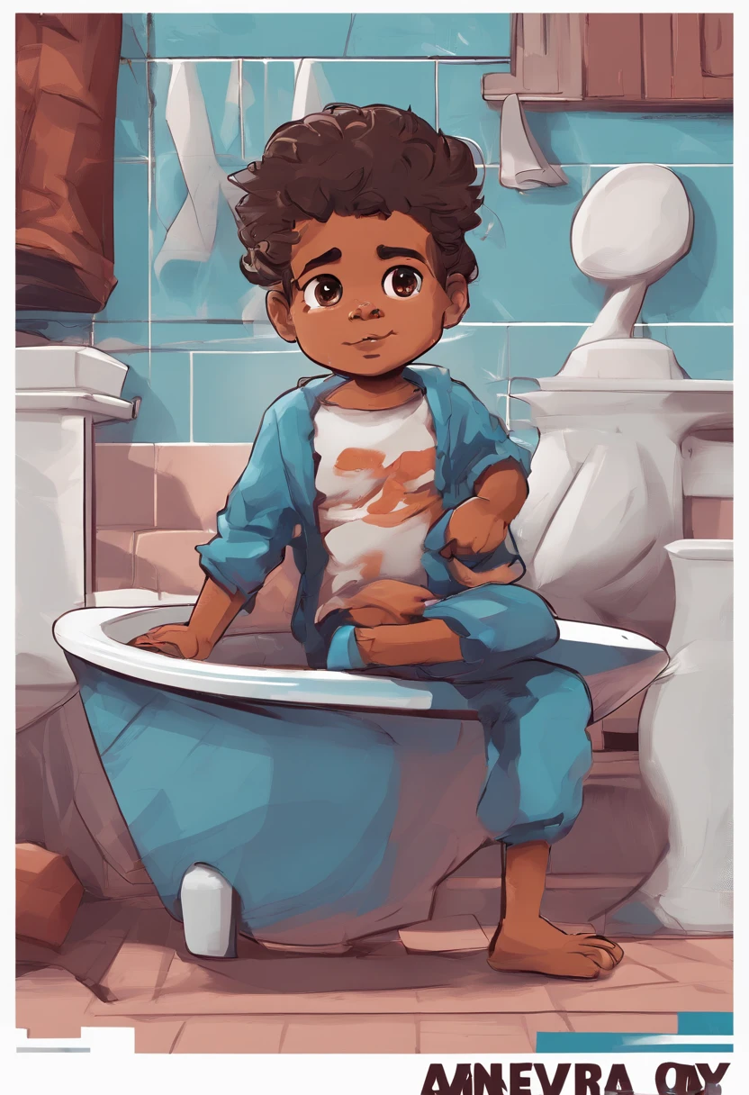 Arafed baby sitting on a toilet with a blue wall behind him, caio santos, Directed by: Samuel Silva, Riyahd Cassiem, maximus jacobs, Directed by: Nandor Soldier, by Almeida Júnior, Jose Miguel Romano Francisca, icaro carvalho, menino bonito, 2 anos, foto do instagram, Reyyan