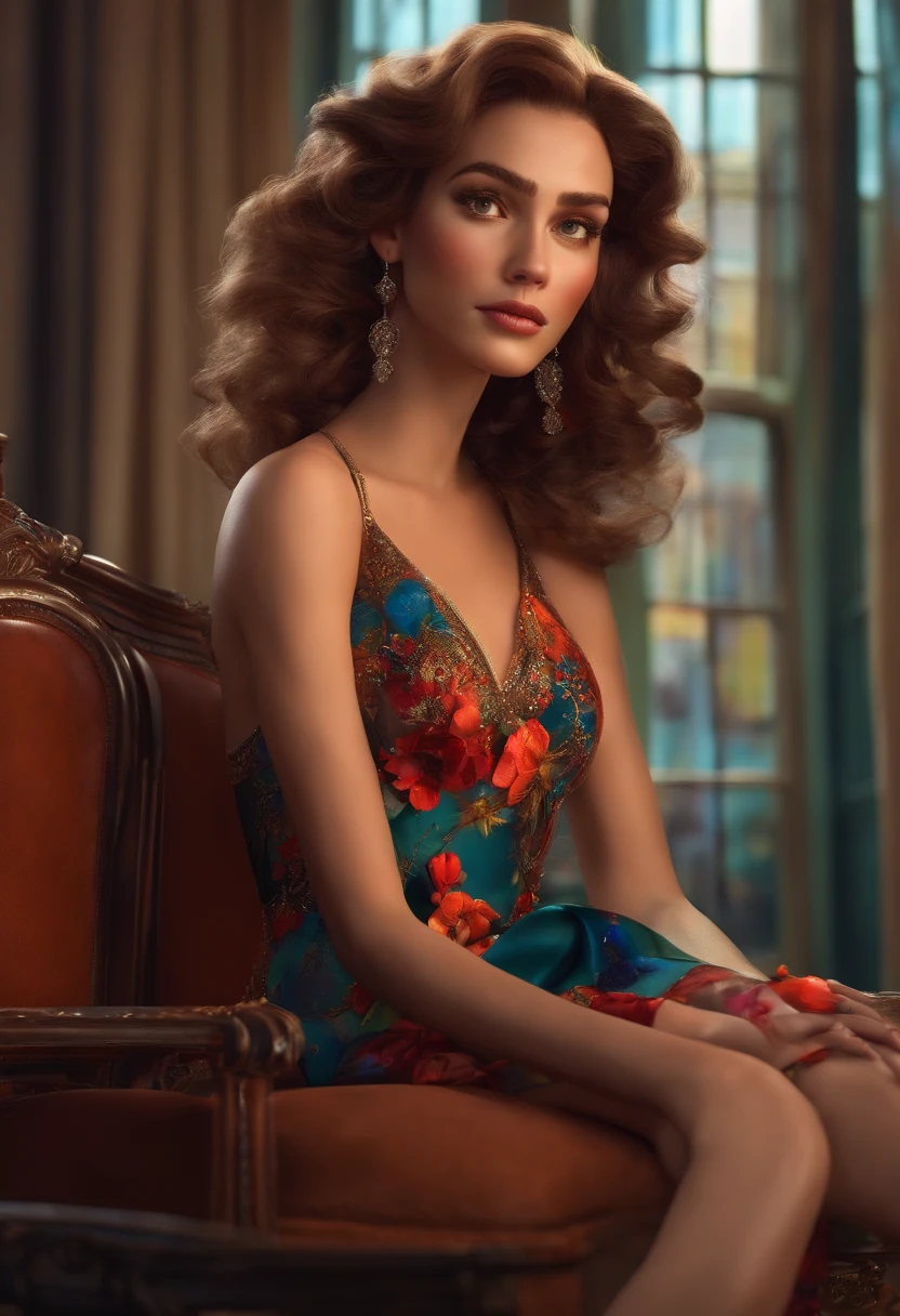 a woman in a blue and white dress posing for a picture, a photorealistic painting of Lisa Nankivil, Trends in CG society, photorealism, amaranth, Red dress, better known as amaranth, wearing Red dress, in a Red dress, sexy Red dress, wearing a Red dress, elegant Red dress, young beautiful amaranth