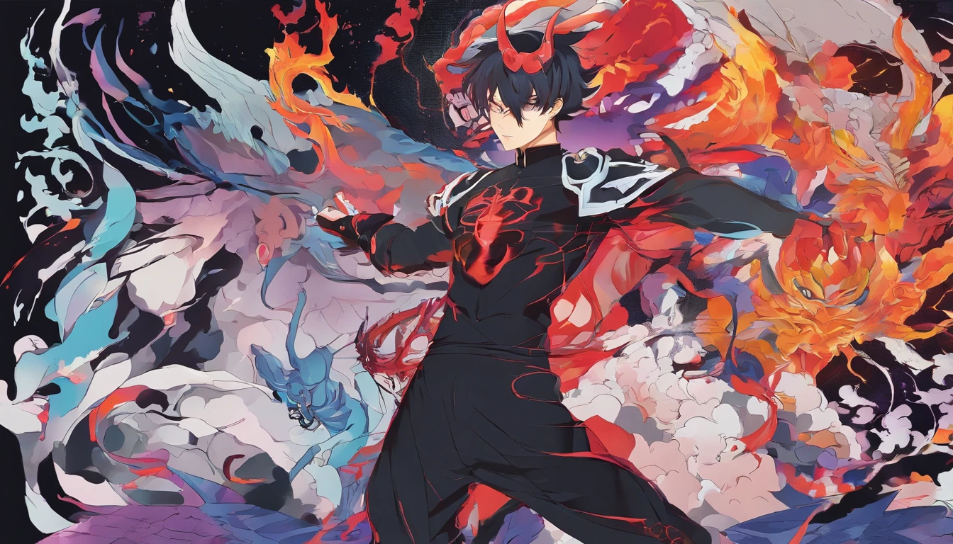 A demon shounen manga