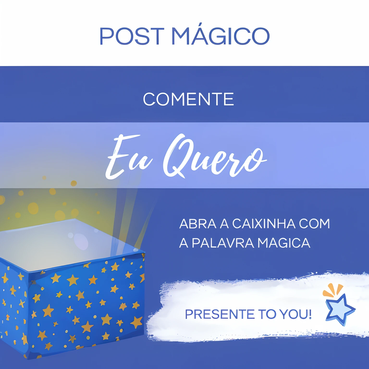 um close up de uma caixa com uma estrela, Magia no ar, Grunge Post, presenting magic gem, seu madruga, Jogo de Postapo, inspirado em Maruja Mallo, Pixie Dust Magia, 🤠 usando um 🖥, contraposto, magical aura, Magic Experiment, magical composition, instagram post, 4 k post, Postagem 4k