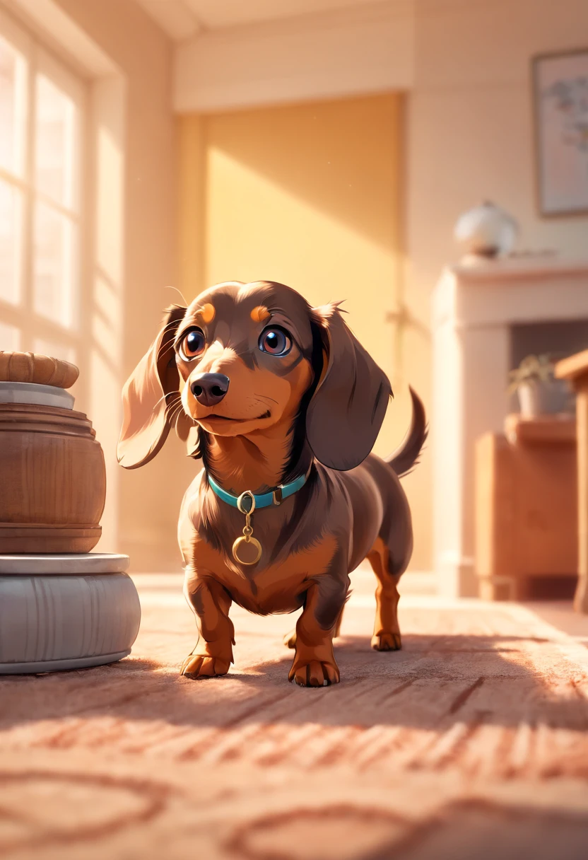 "Produces ultra-high-resolution images of chic miniature Dachshund dogs, In Classic Cat Poses. Advanced macro photography techniques are used to bring out the intricate details of the miniature Dachshund dog's coat, mustache, e olhos expressivos. exposure."

Place the camera at eye level with the miniature dachshund dog to create an intimate connection between the viewer and the subject of the miniature dachshund dog. Implemente uma abertura ampla para criar uma profundidade de campo rasa, making the miniature dachshund dog stand out clearly against a softly blurred background.

Enhance lighting to highlight the textures and contours of your miniature dachshund dog's body, e use software para remover sombras duras e criar uma atmosfera aconchegante.

Pick up the Miniature Dachshund dog in a relaxed position, mas equilibrado, Showing Flexibility and Grace. Tente capturar momentos de movimento natural, alongamento, Grooming, etc. to convey an authentic feeling.

We implement post-processing techniques that improve image clarity, Contraste, and color balance, Preserving Every Aspect of Your Miniature Dachshund Dog, From its intricate patterns to its intense gaze, renderizando-o em detalhes impressionantes.

finalmente, Capture a fleeting moment that conveys the gentle beauty and innate grace of the Miniature Dachshund and celebrates the Miniature Dachshund's unique essence of curiosity and poise. "