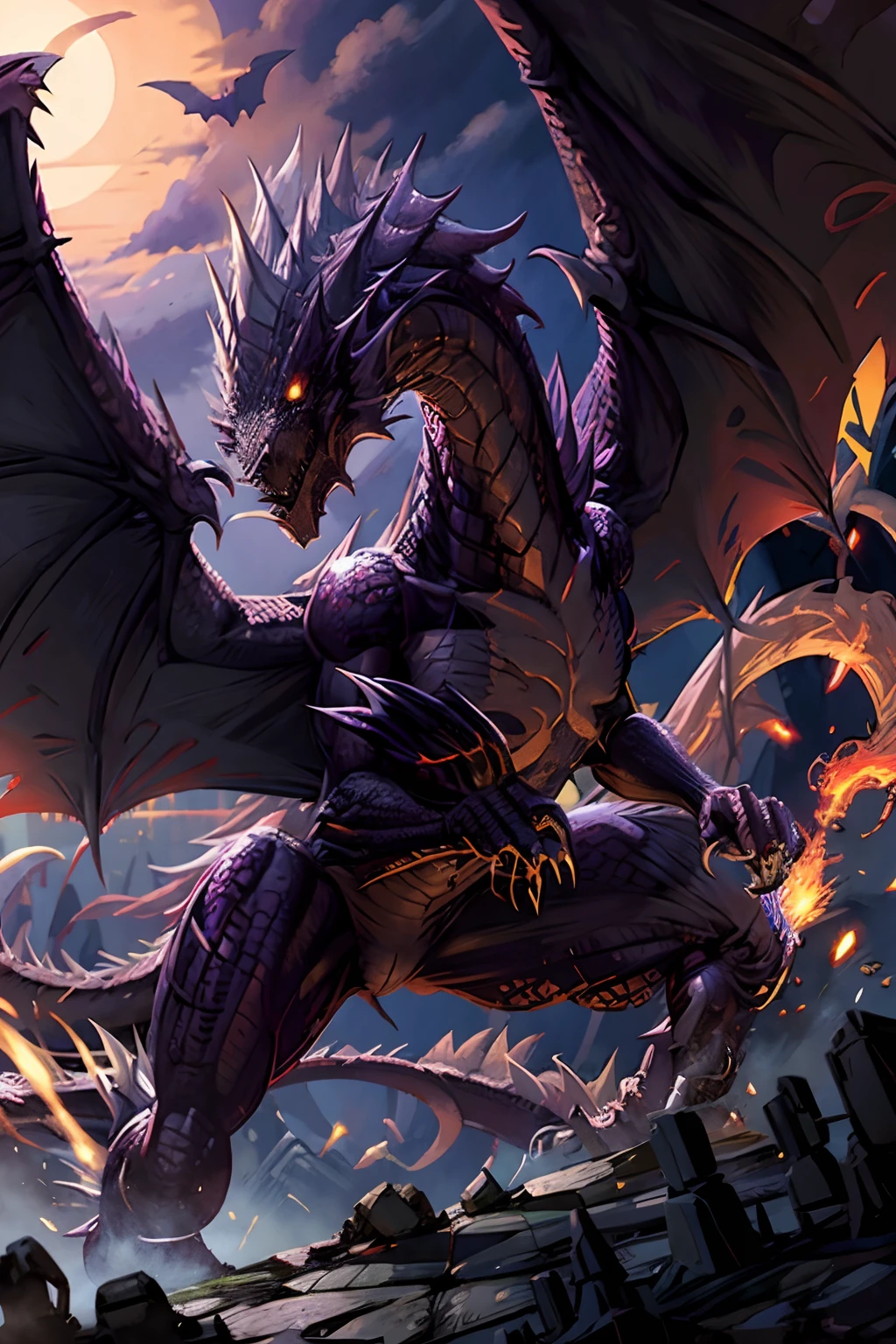 Dragon of Death, Scary Evil Dragon