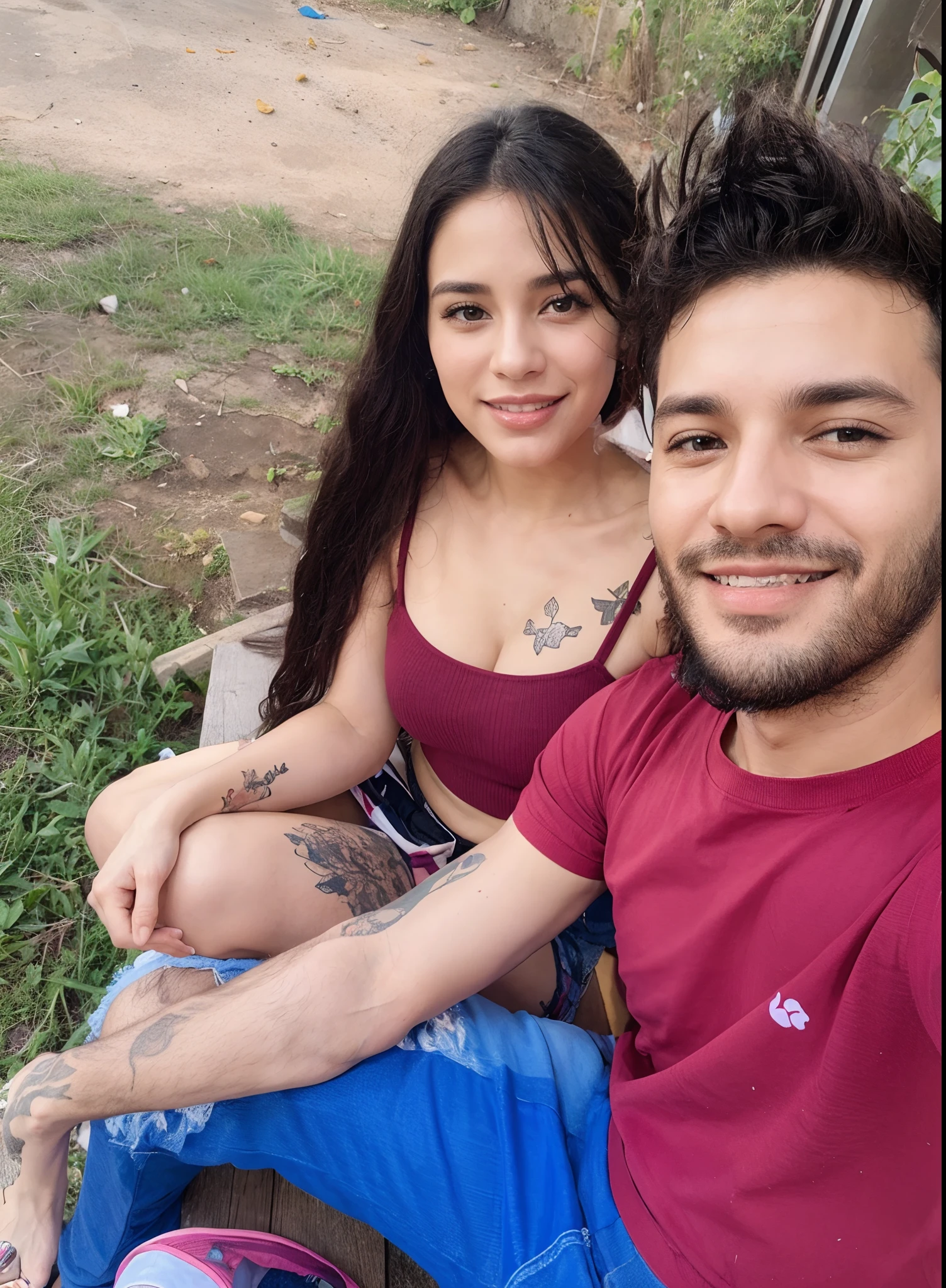 Um casal de namorados