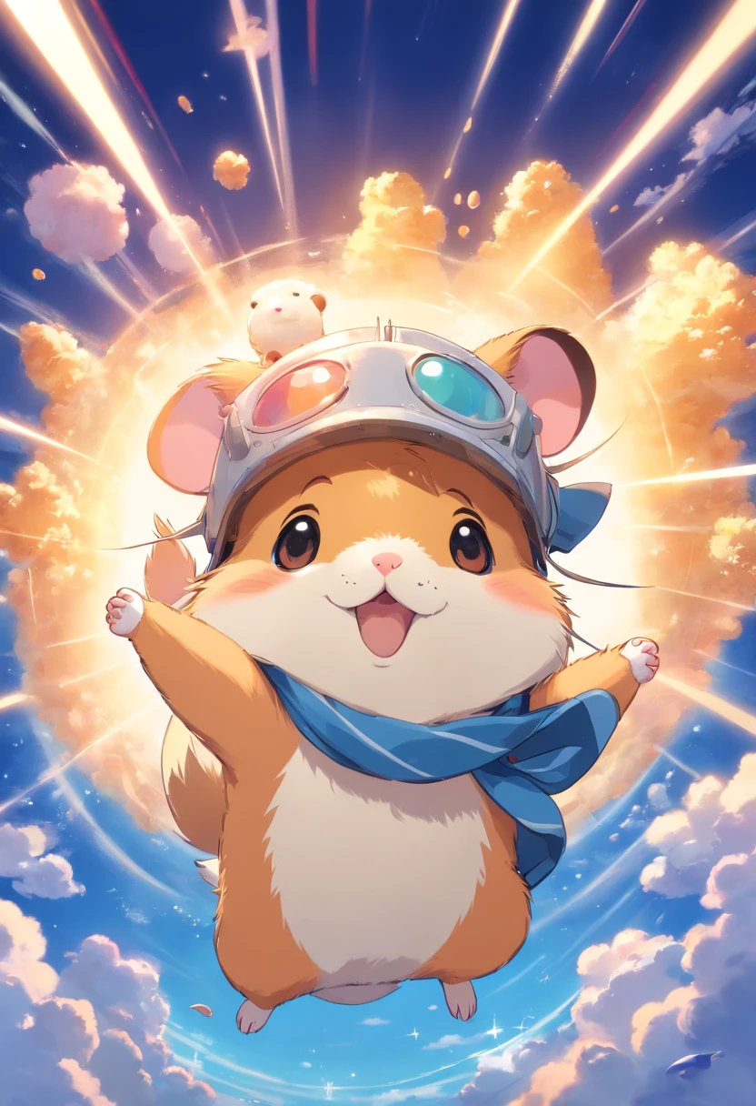 Happy Hamster, KGG on the head, 天空