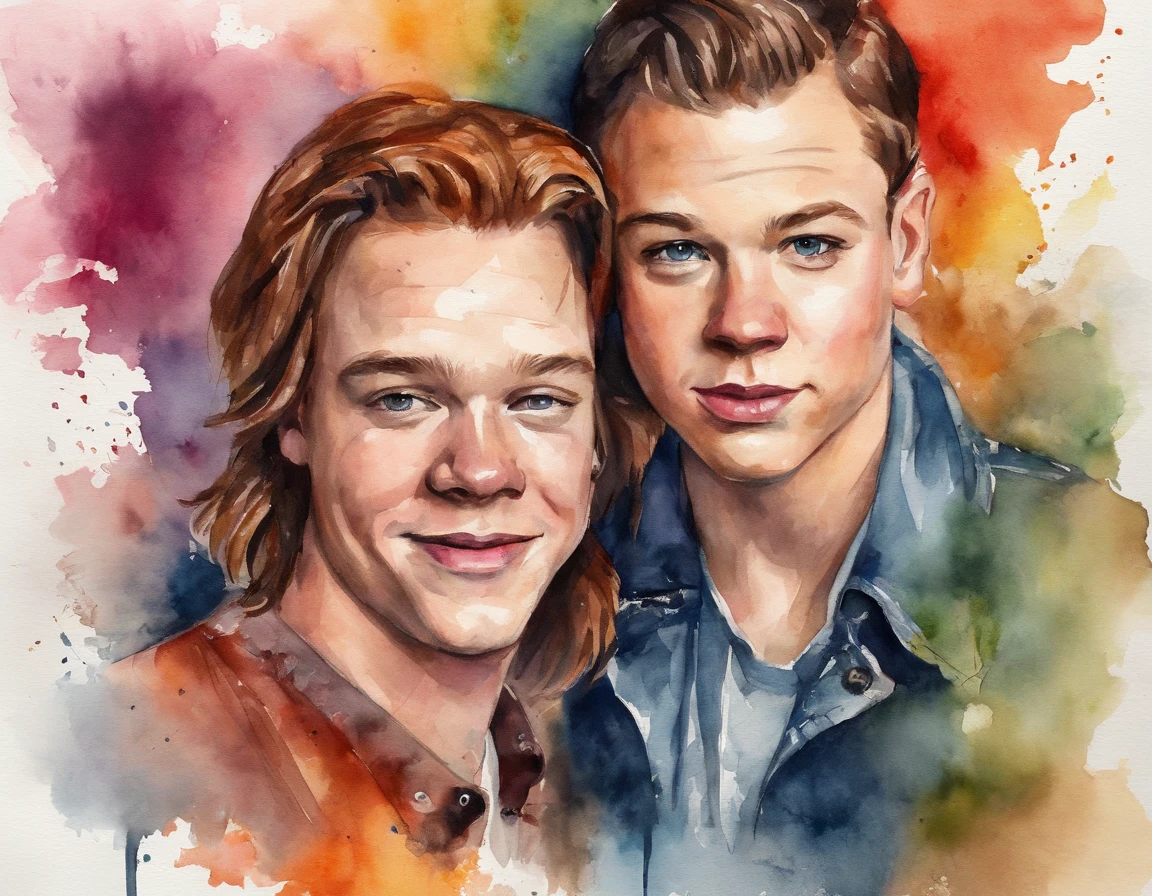 photo booth of Ian Gallagher and Mickey Milkovich from Shameless movie