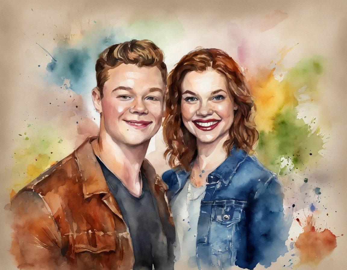 photo booth of Ian Gallagher and Mickey Milkovich from Shameless movie