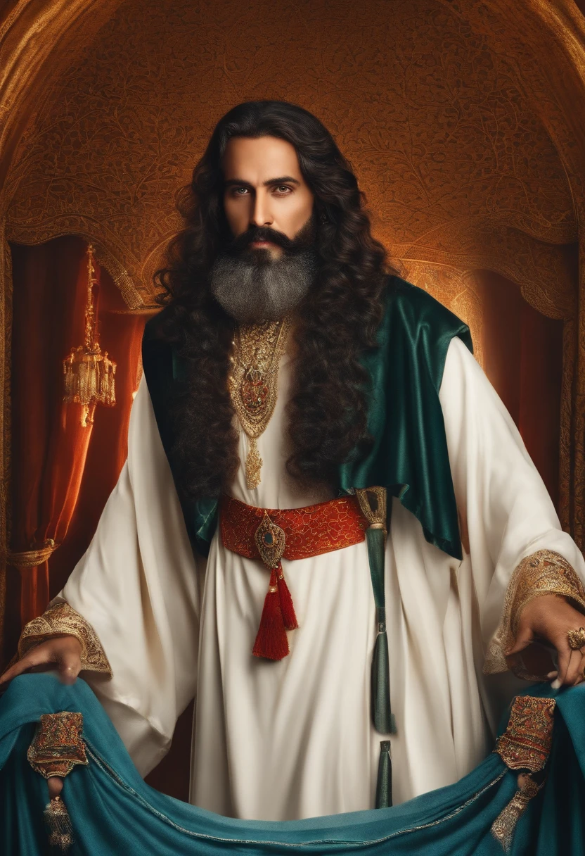 Um senhor de 46 anos calvo, cabelos grisalhos e barba desenhada (escola 1.5 em segundo plano) (expression serious, frio 1.5) (best quality: 1.1) (master part: 1.3) with an unparalleled masterpiece, surreal 8K, Perfect artwork, Super Detalhe, best quality, masterpiece 4K wallpaper aesthetics, master part, Obra premiada, Arte Oficial, Cinematic lighting