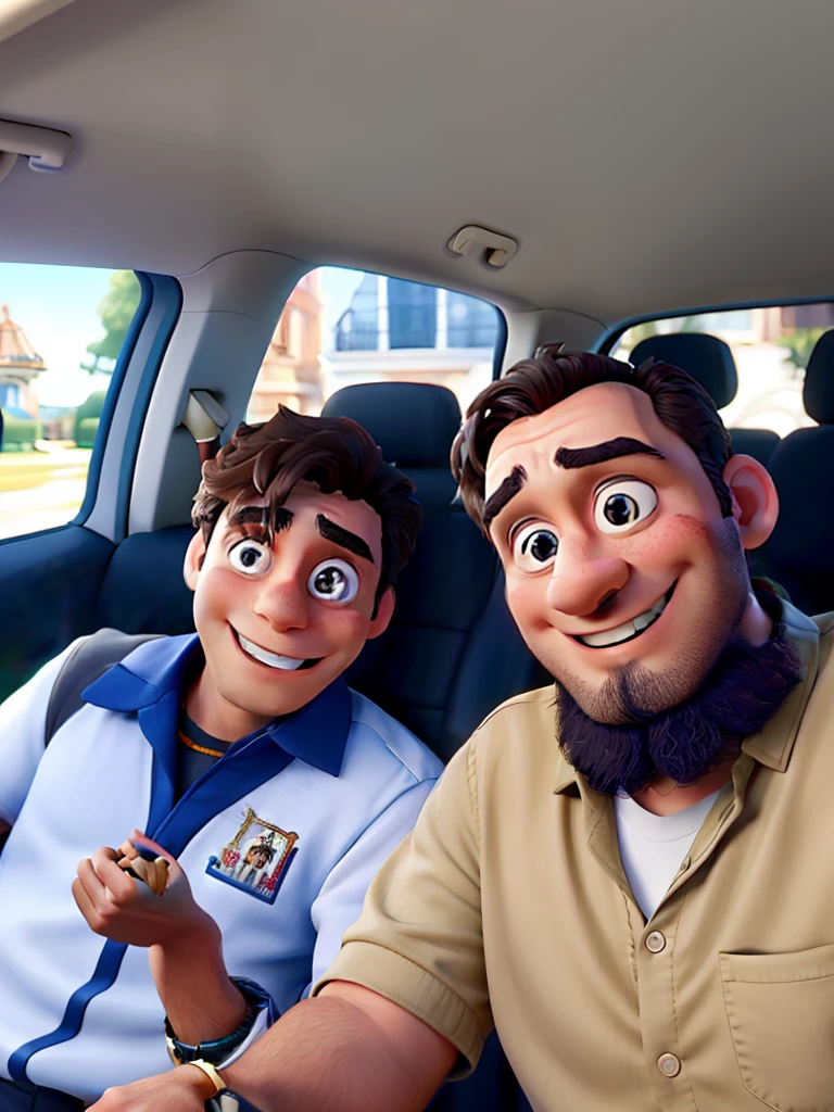tmasterpiece,a melhor qualidade,Um homem com olhos,head shoot,estilo disney,Standing in the park,Muitos detalhes no rosto