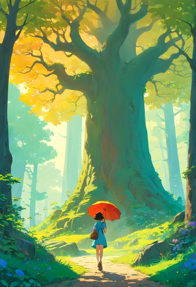 Desenhe um guindaste com a logo marca "FORT MUNCK" estacionado em uma linda paisagem ,There's a tree and a person, Angus McKie •, rob mcnaughton, angus mcbride, Michelle Whelan, arte de paisagem, ghibli studio art, Laurent Durieux, peaceful scene, Rhats e Lois van Baarle, Michael Whelan Arte, beautiful retro art, As cores brilhantes de Ralph Horsley, paisagem ensolarada, Ghibli Moebius