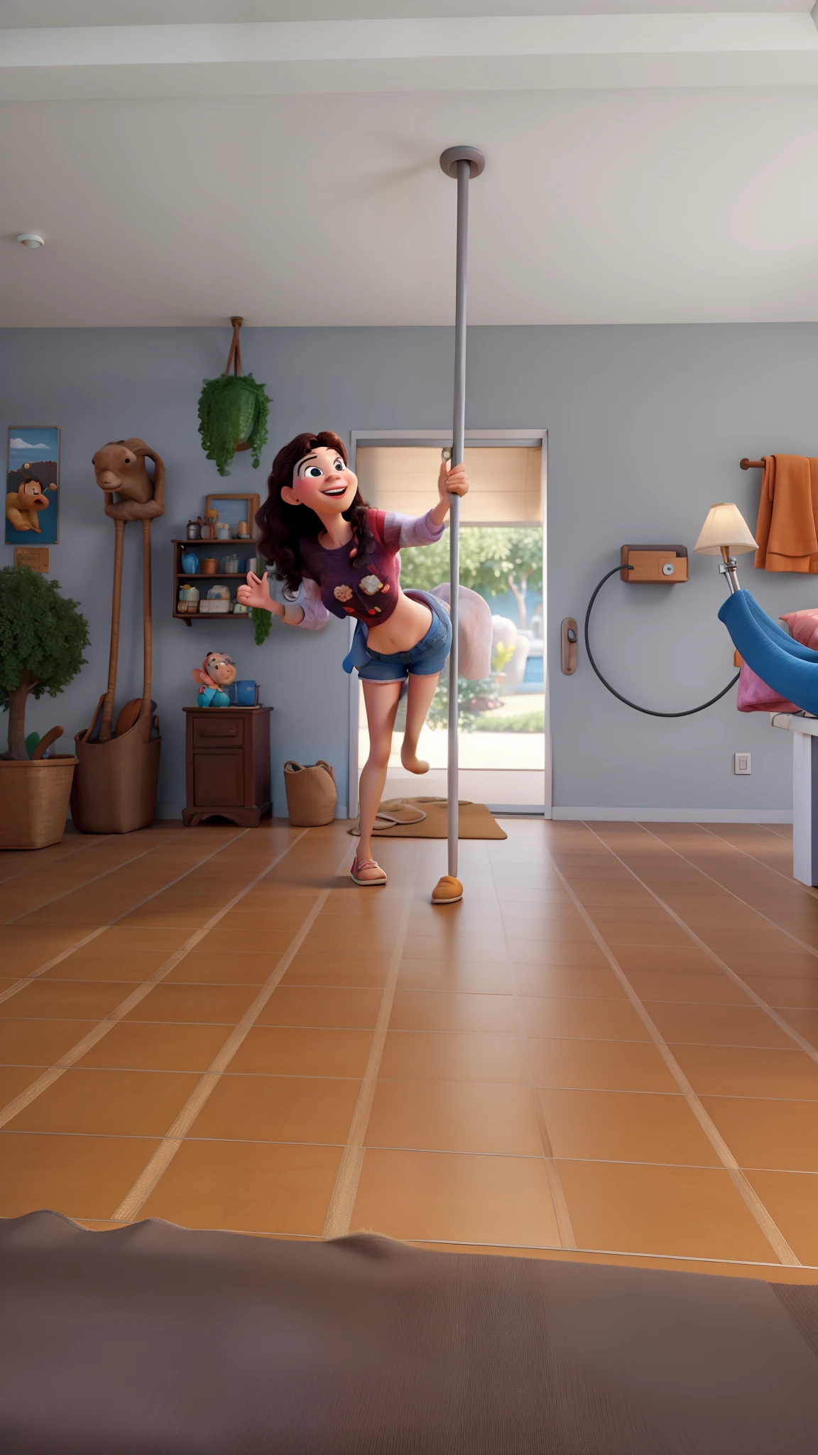 Woman kind Disney pixar, high quality, best quality