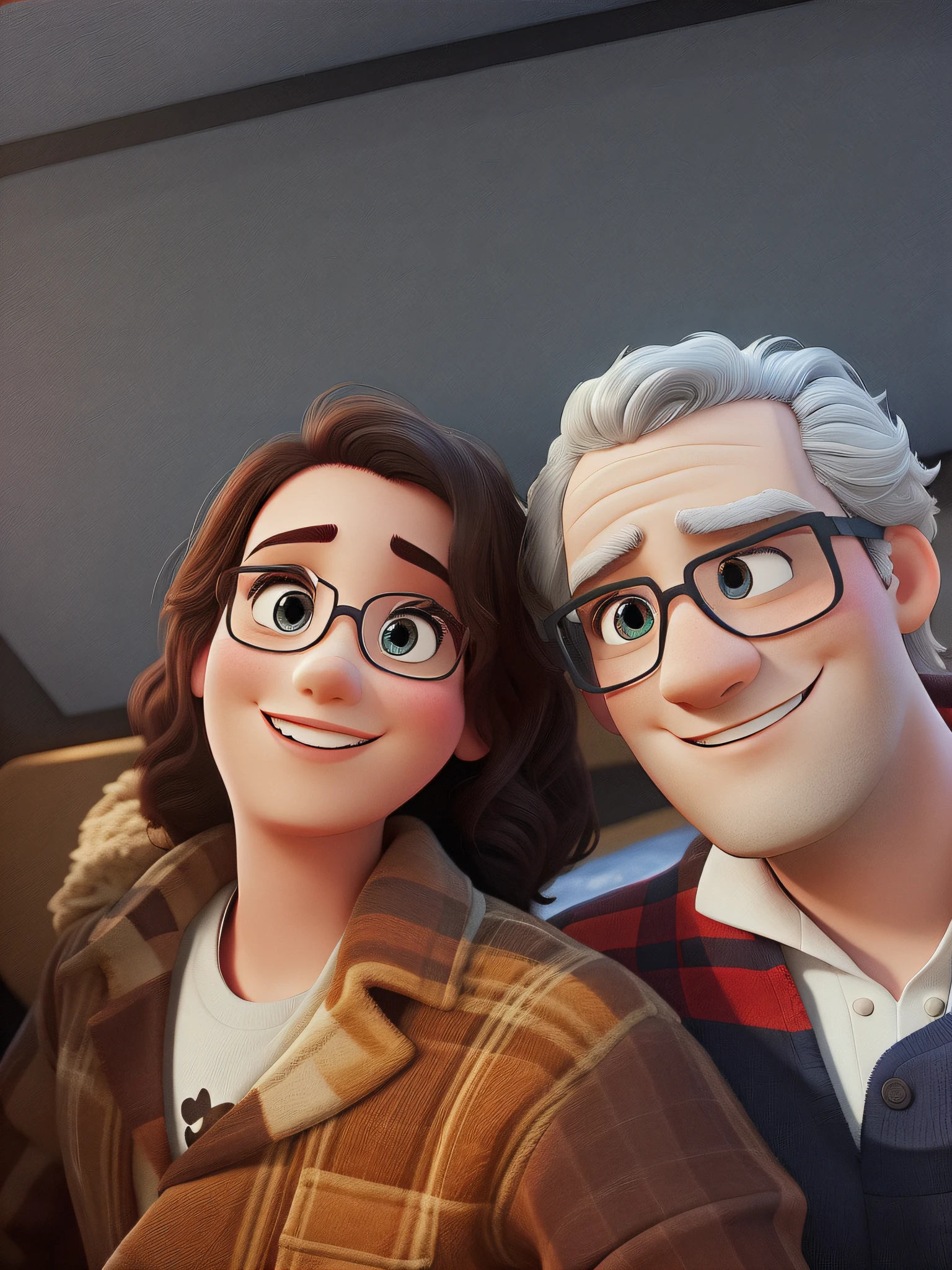 romantic couple, just like Disney Pixar films, great quality, great definition