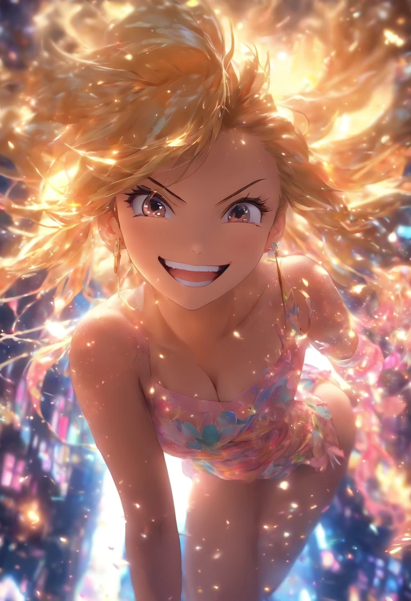 beautiful 18 years girl, sexy, gorgeous, seductive, big smile, masterpiece, exquisite detail, intricately detailed, high-sharpness, depth-of-field