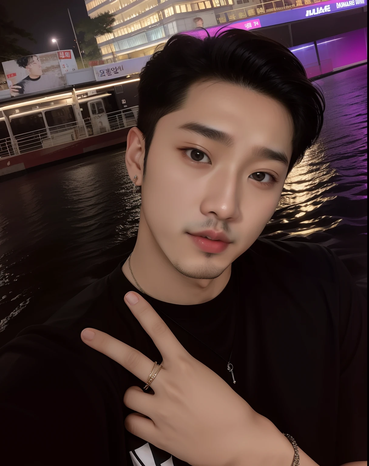 arafed asian man with a black shirt and a black shirt, Bangchan do Stray Kids, Christopher Bang, Jinyoung Canela, Cai Xukun, Hyung Tae, Sul Coreano Masculino, Hong June Hyung, jinyoung shin aesthetic, 2 2 anos, TaeJune Kim, Jaeyeon Nam, Yanjun Chengt, Jung Jaehyun, Kim Doyoung, wan adorable korean face, foto de perfil headshot, 2 3 anos