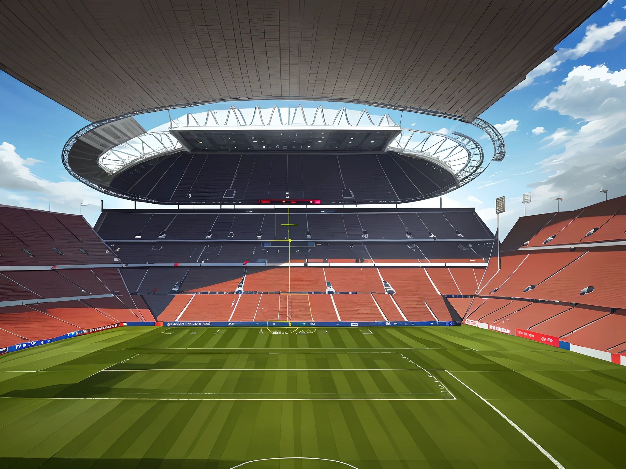 Football stadium announcing a game on the 15th/11 IN SEARCH OF CLASSIFICATION. Com torcedores agitando bandeirinhas de Portugal