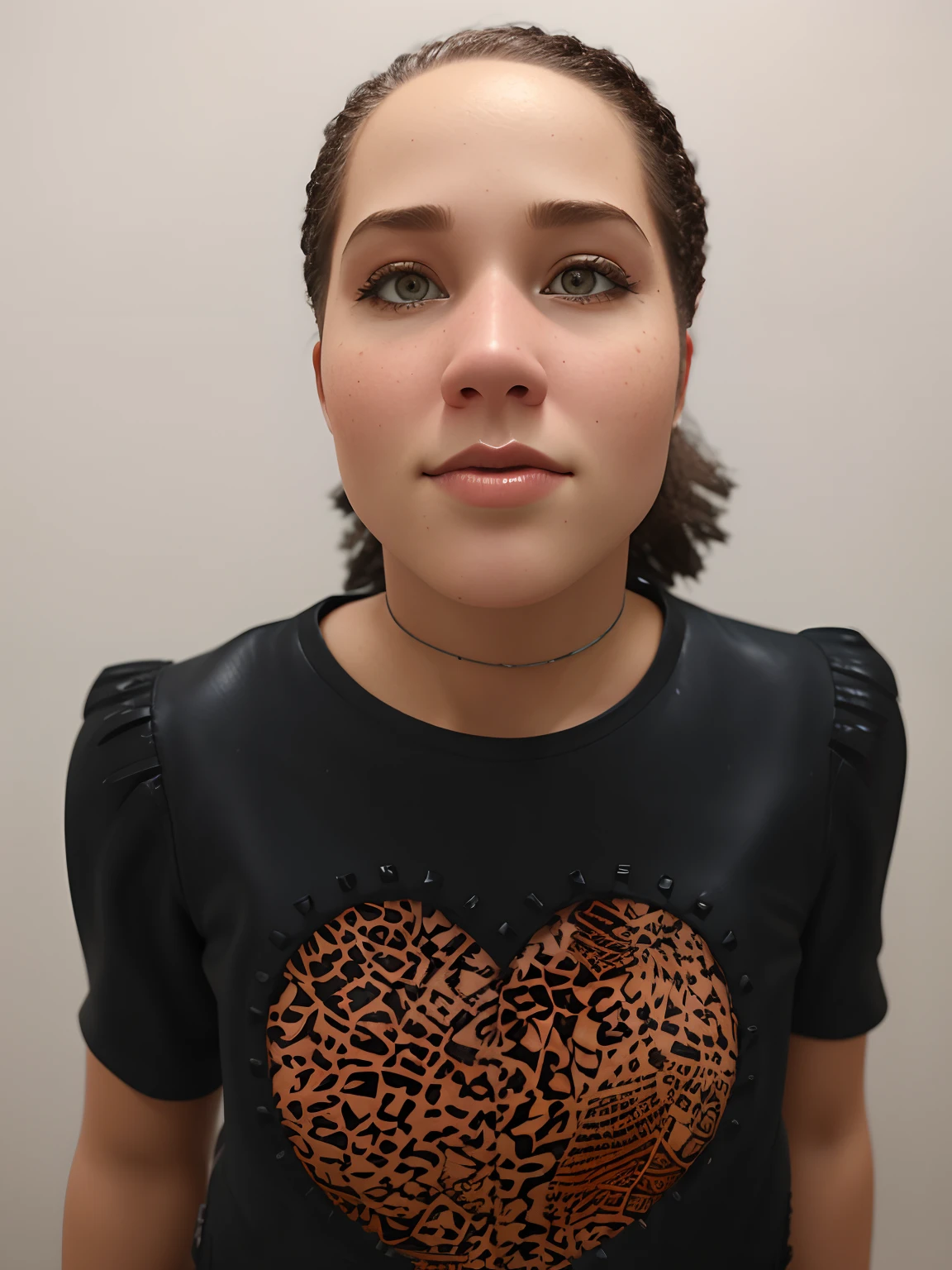 (pixarstyle:1.25) a waist-length portrait of a punk girl in a leather jacket, bob hairstyle, choker, natural skin texture, 4k textures, hdr, intricate, highly detailed, sharp focus, cinematic look, hyperdetailed