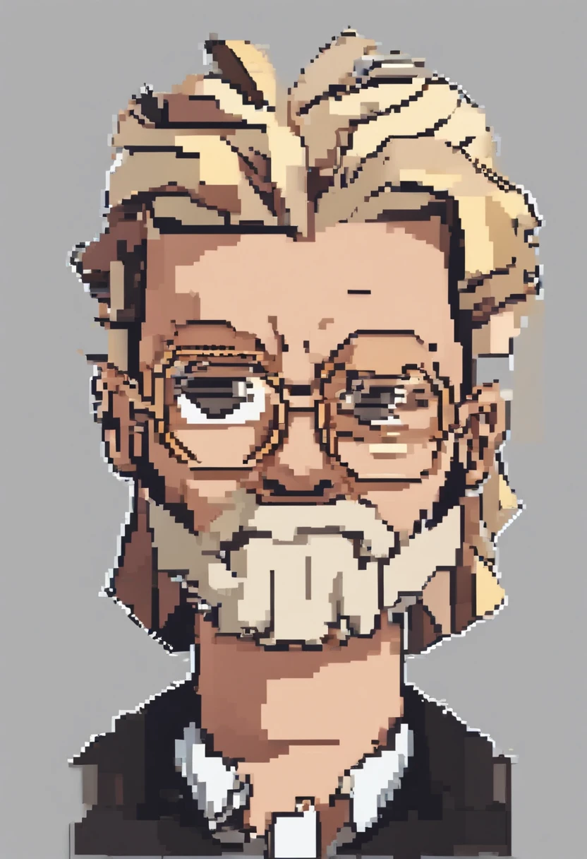 ((best quality)), ((master part)), ((desenhos animados realistas)), ((Personagem perfeito)) - Um retrato frontal meticulosamente detalhado e realista de um homem com cabelo raspado, glasses and a shirt with beautiful textures. O homem olha diretamente para o espectador, Establish a strong and confident presence. The image captures their distinctive facial features, accurately showing the brightness of your eyes and the design of your glasses. The black shirt is rendered with fine details, aumentando o profissionalismo do retrato. Enviado para documentos oficiais, this portrait is presented in impressive 8K UHD resolution, Ensure clarity and unique protection.