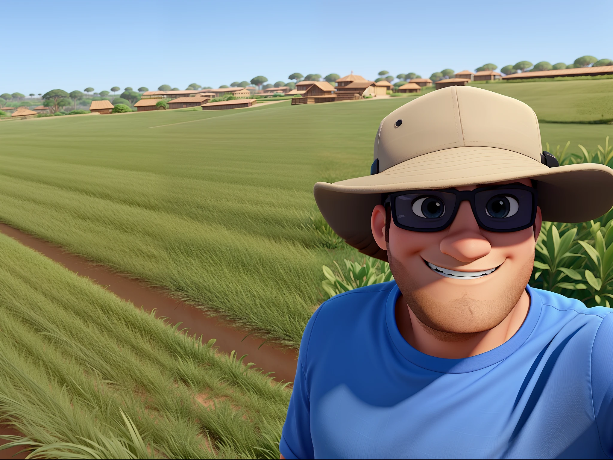 Um homem moderno estilo disney pixar, alta qualidade, melhor qualidade