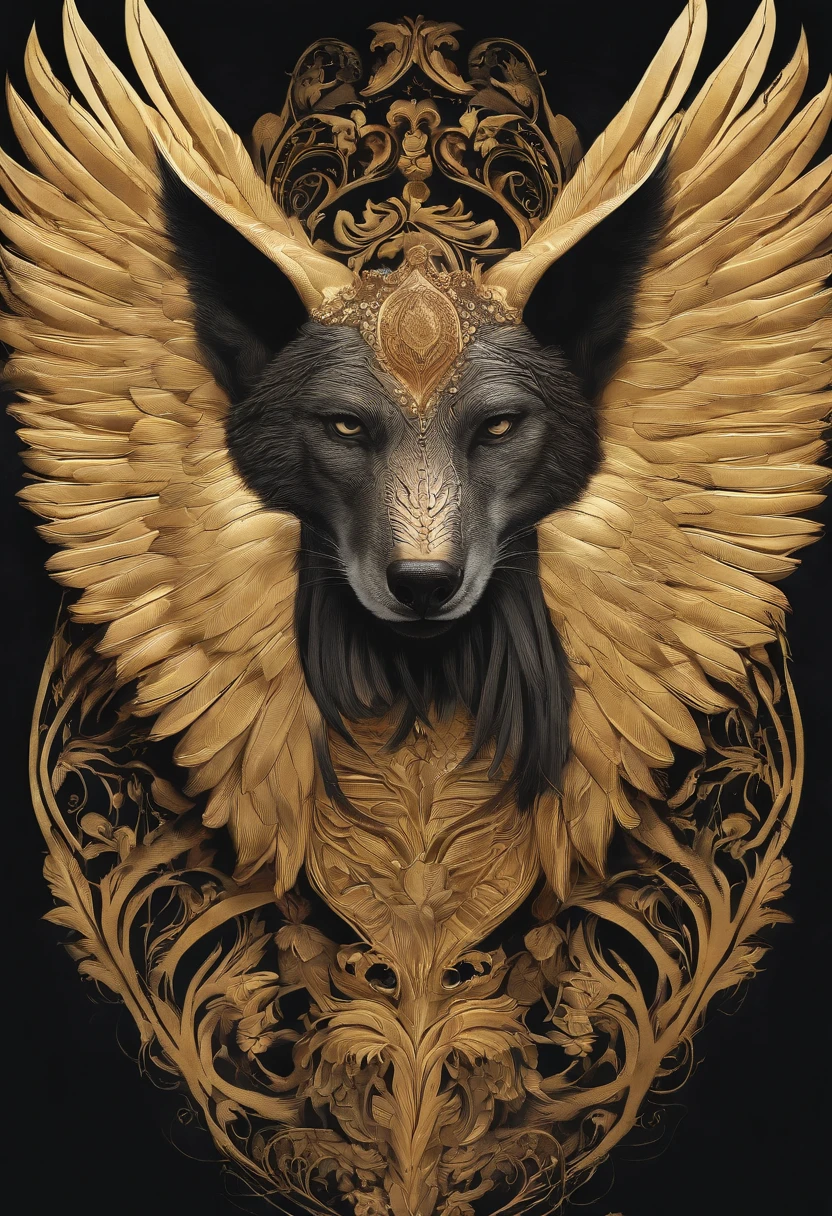 Revised Chimera:

Head: The wolf's head, symbolizing guardianship and loyalty. Its eyes gleam with intelligence, and its sharp teeth are always visible, hinting at its ferocity and protective nature.

Body: The sleek and muscular body of a stag, representing purity and life. Its smooth fur and graceful form provide the chimera with agility and swiftness.

Wings: Spanning from its back are the iridescent feathers of a peacock, which allow it to radiate grace and beauty, signifying prosperity and love.

Legs: Four strong legs of the stag, maintaining the consistency with the body, and further emphasizing purity and life.

Tail: A long, coiling cobra tail, representing transformation and power. The tail can be raised in a defensive posture, with the cobra's hood flared, ready to strike at any threat.

Description:
Emerging from the wilderness, this mythical creature embodies the essence of guardianship, purity, beauty, and power. Its wolf head, with alert eyes, conveys a sense of leadership and loyalty. The chimera's body, streamlined and muscular like that of a stag, moves with both grace and purpose. From its back, shimmering wings of a peacock unfold, casting a captivating array of colors that reflect the hues of the dawn. Its powerful stag legs allow it to tread with both authority and elegance across varied terrains. Yet, it is the chimera's coiling cobra tail that serves as a stark reminder of its transformative power and potential danger. This creature is a harmonious blend of nature's legends, encapsulating the spirit of the wild in its majestic form.