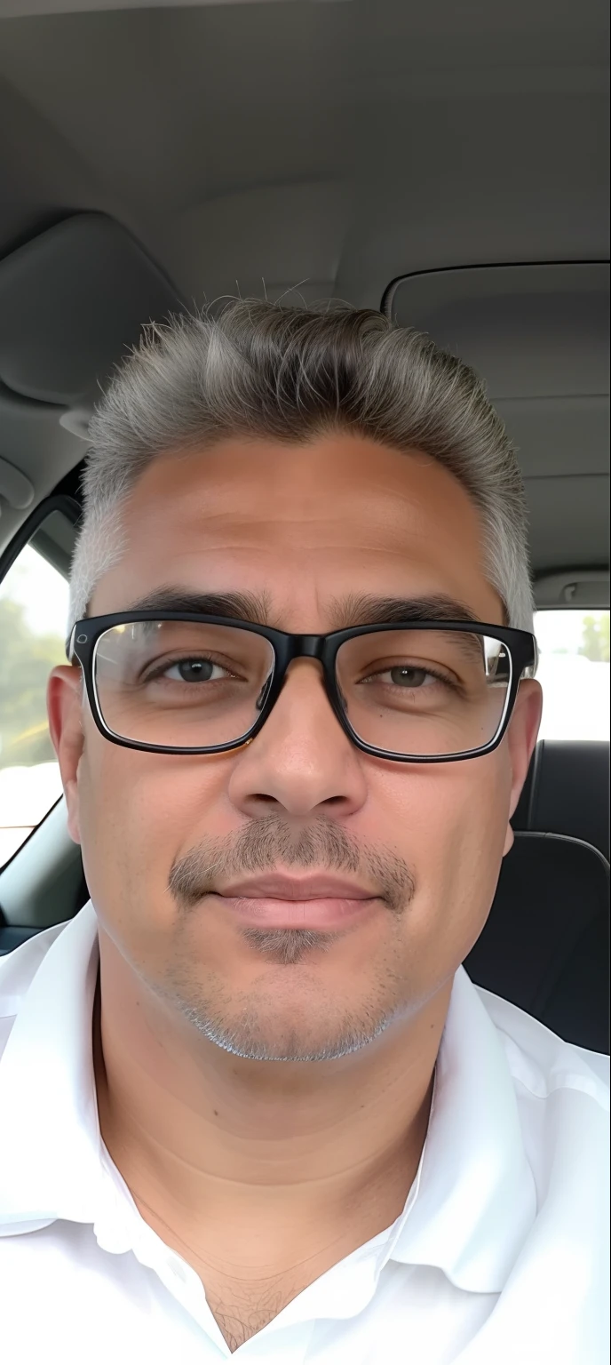 Man with glasses and white shirt in a car, Homens de 45 anos, Homem de 4 0 anos, Homem d 5 0 anos, 38 anos, taken in the early 2020s, 3 6 anos, david rios ferreira, José Moncada, andres rios, cerca de 3 5 anos, henry ascensio