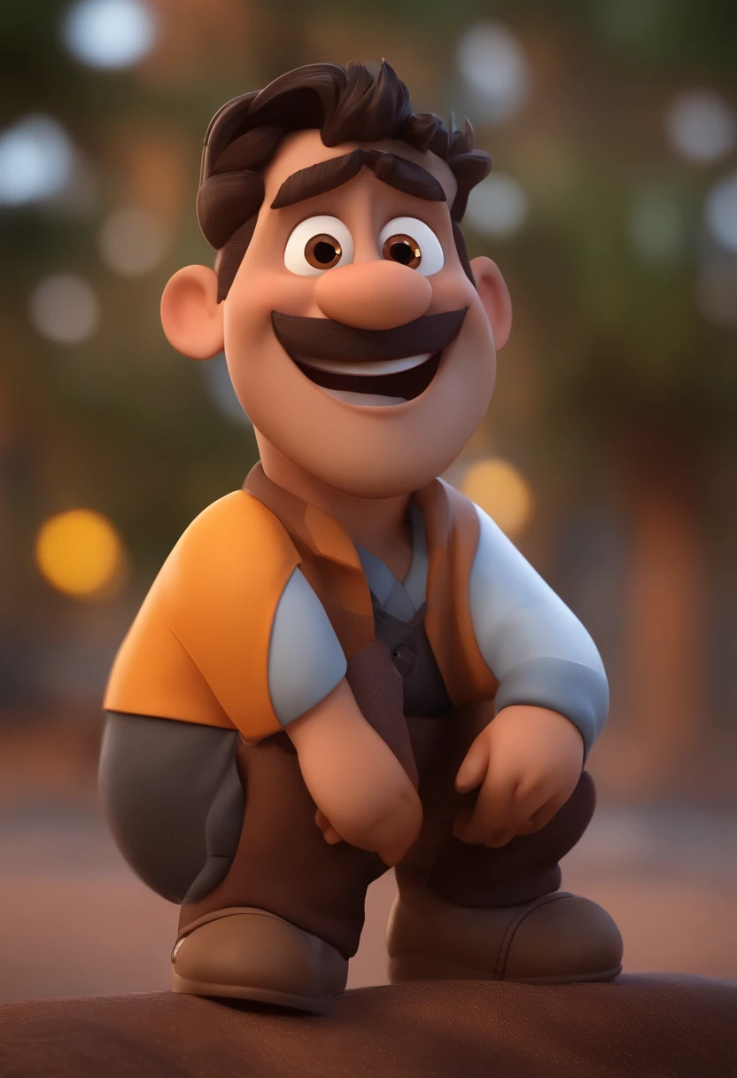 personagem dos desenhos animados de um menino de 15 anos olhos marrons e uma camisa preta, animation character, Caractere estilizado, animation style rendering, 3D estilizado, Arnold Maya render, 3 d render stylized, toon render keyshot, Personagem 3D, Personagem 3D, 3d rendering stylized, 3 d character render, personagem de desenho animado, Personagem de close up, Pose de personagem,  (Estilo Pixar) (master part:1.2) (Bokeh) (best quality) (pele detalhada) (textura detalhada) (8k) (argila) (Cinematic lighting) (foco nítido