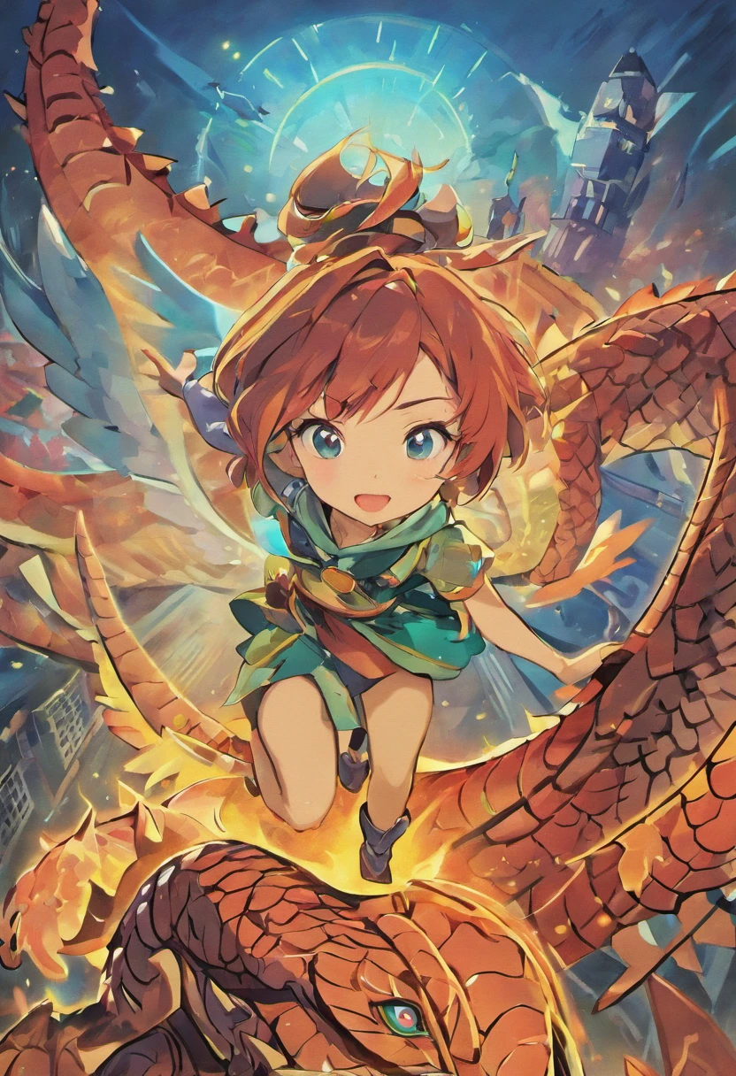 retrato da mulher, on top of a Dragon ::style cartoon, (((Front view))), Estilo Disney Pixar, Filme 3D, altamente detalhado, vivid colors (((corpo inteiro))) ::n_style realista, anime