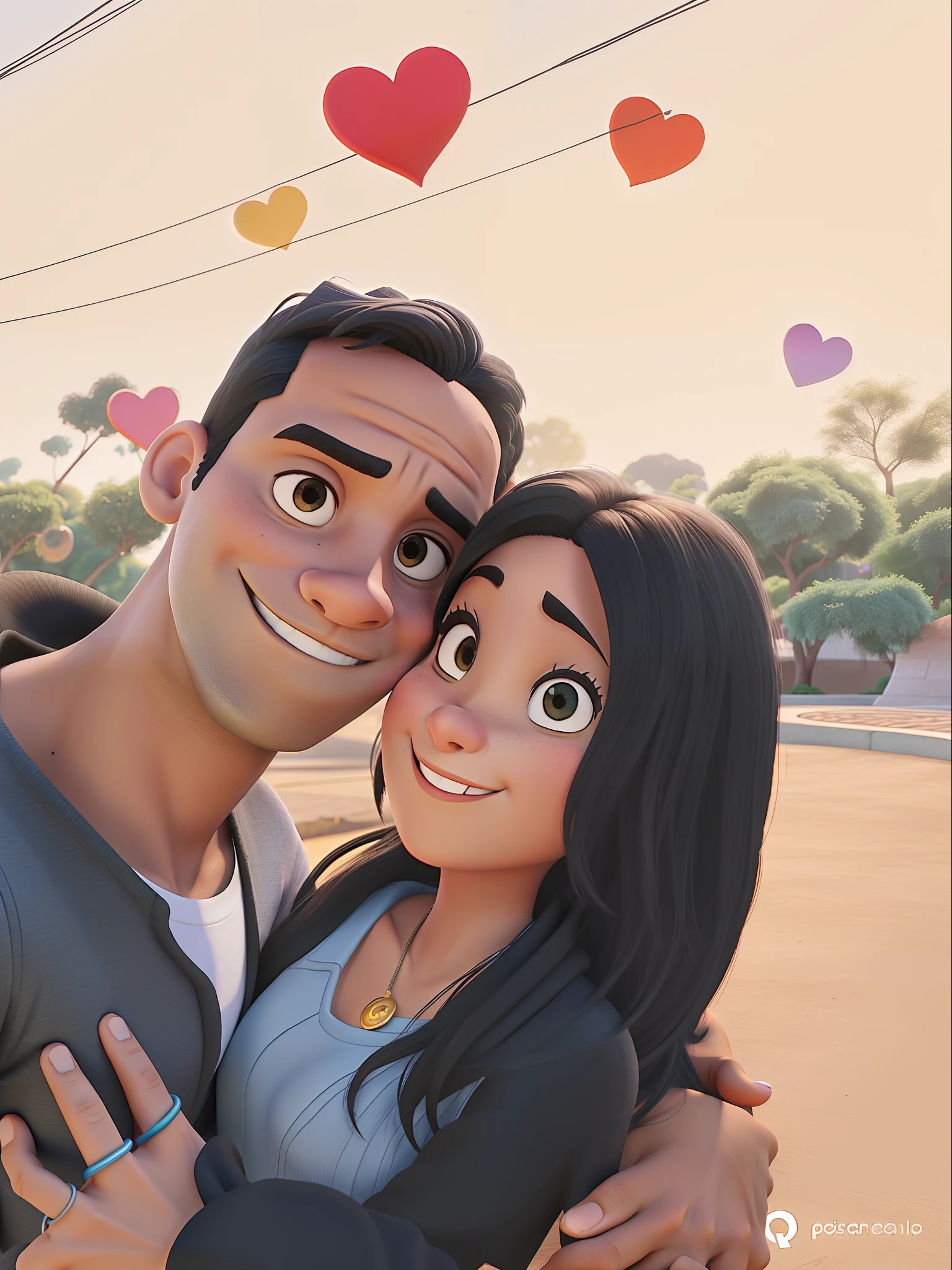 CASAL NEGRO ESTILO DINEY PIXAR. ALTA QUALIDADE MELHOR QUALIDADE