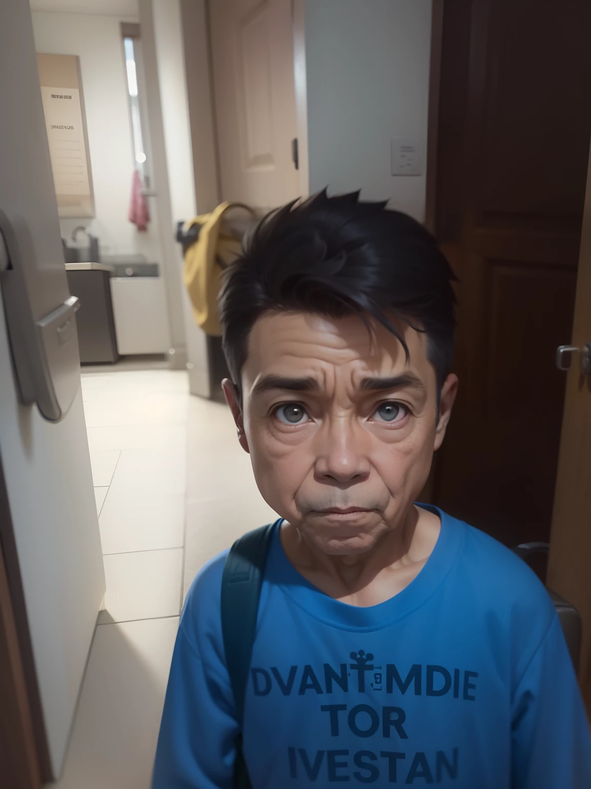 Crie a imagem de um garoto aventureiro para um desenho animado infantil. entre 6 12 anos, without glasses, com mochila, um aventureiro destemido.”