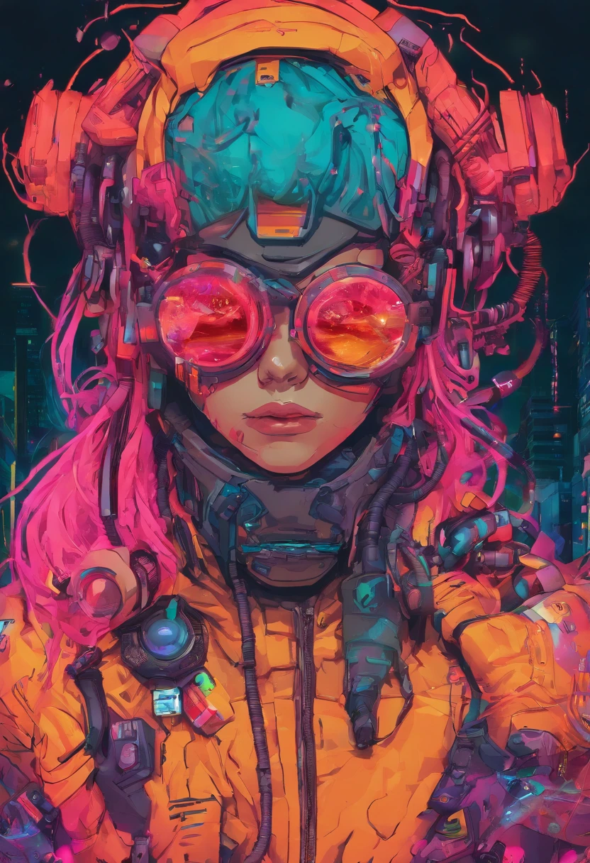 (altamente detalhado: 1.2), (canon EOS R6 melhor qualidade: 1.2), (8k: 1.0), (emb-rrf-baixo: 1.0), (lots of large black tattoos on open cybernetic head in the middle showing the inside, Rosto detalhado, Hyper detailed eyes and wearing high-tech sunglasses with holographic display 1.2), foco nítido (foto premiada: 1.2), (subsurface scatter: 1.2), (subsurface scatter: 1.2). 1.1) (um belo ciborgue ultra-detalhado: 1.2), ( cabelos hiperdetalhados: 1.2), (corpo maravilhoso: 1.2), (corpo inteiro: 1.2), (Dynamic Stance :1.2), brilho neon, (Detailed cybernetic eyes:1.1), Close-up (hiper-realista:1.2), RPG, estilo cyberpunk 2077, dramatic lighting, (Paisagem urbana futurista altamente detalhada:1.2), (scientific fiction: 1.2). 1.2), fotografia de retrato profissional, por wlop greg rutkowski, jeffrey simpson, alphonse mucha