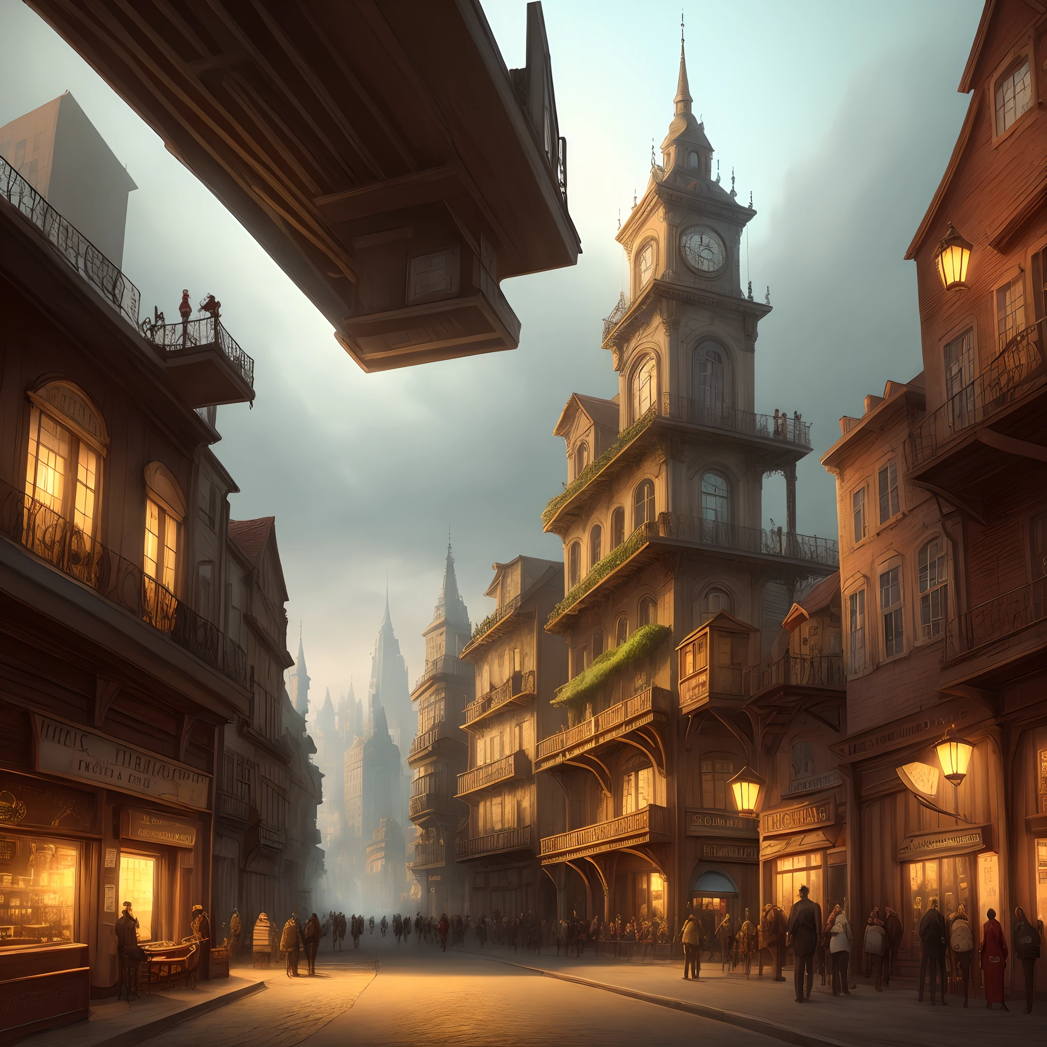 Steampunk city