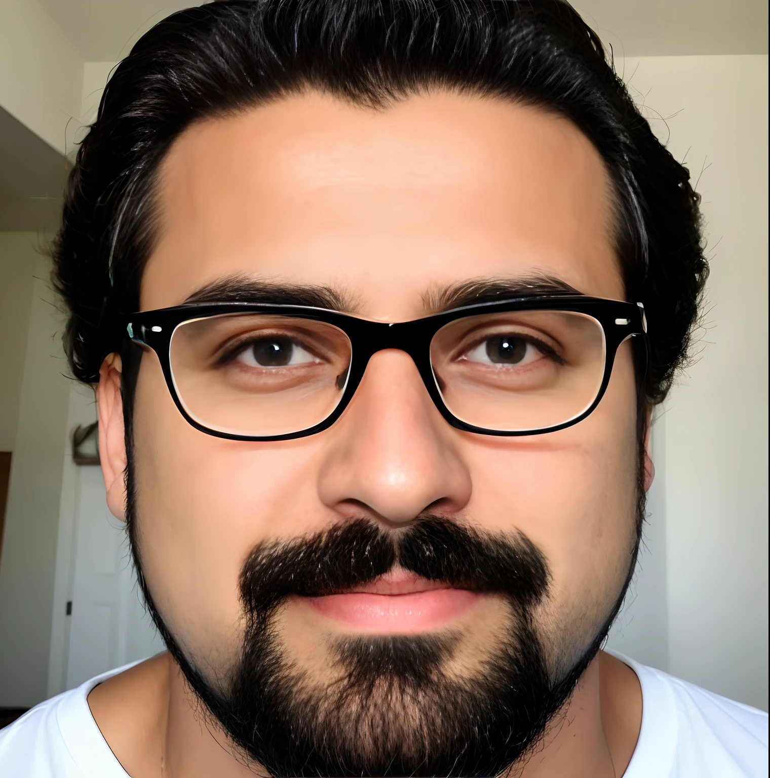 Homem cabelos grisalho, bigode, olhos castanhos claros, eyeglass,altura mediana, uma pequena barriga