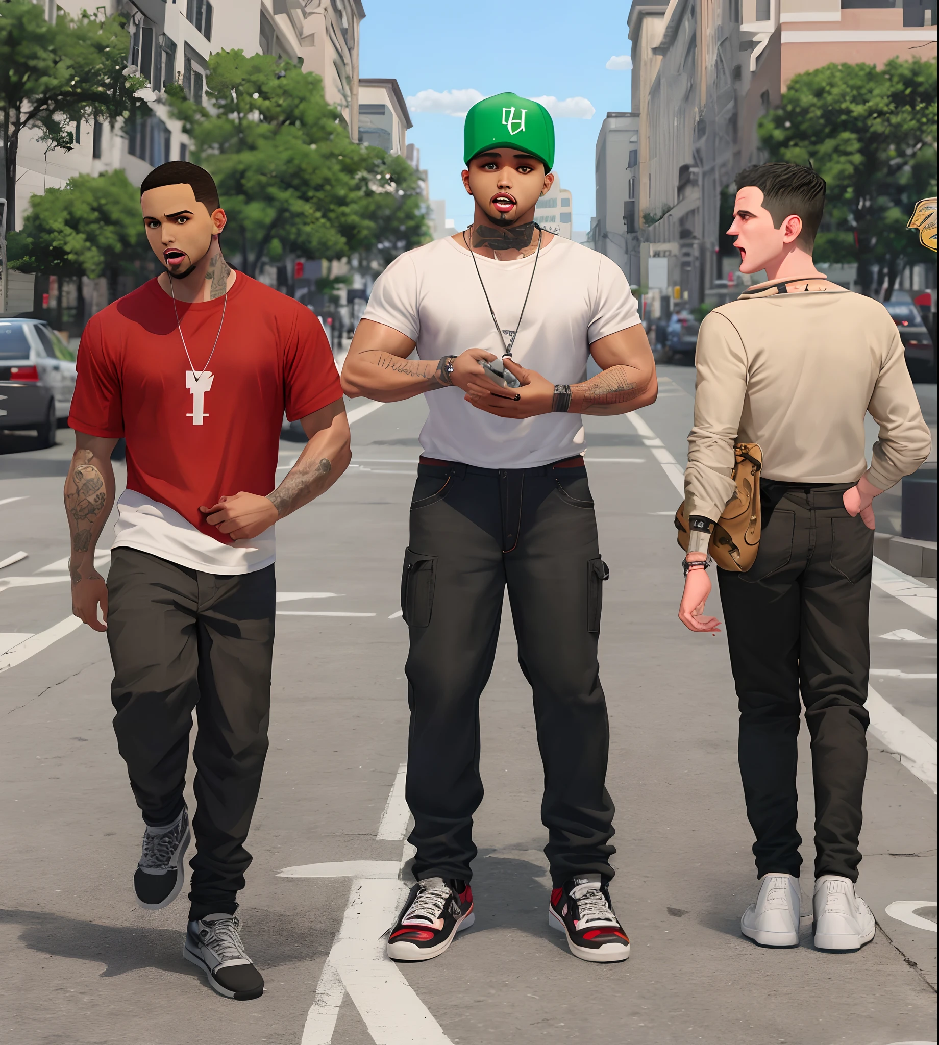 CHRIS BROWN VS. JASON DELURO IN 3D ANIMATION