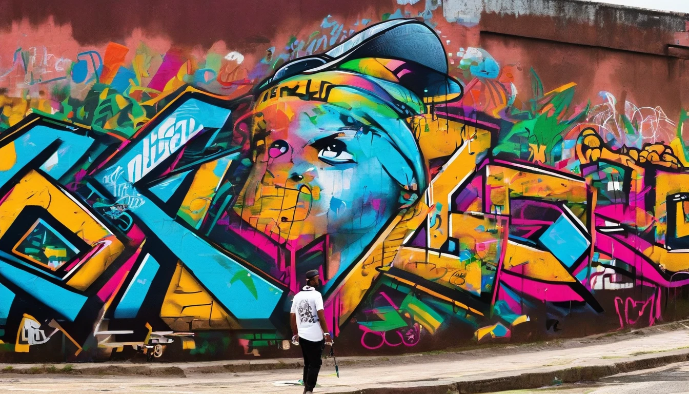 menino negro de periferia, with a cap and wearing adidas and nike clothing, She's happy in the favela and flying a kite