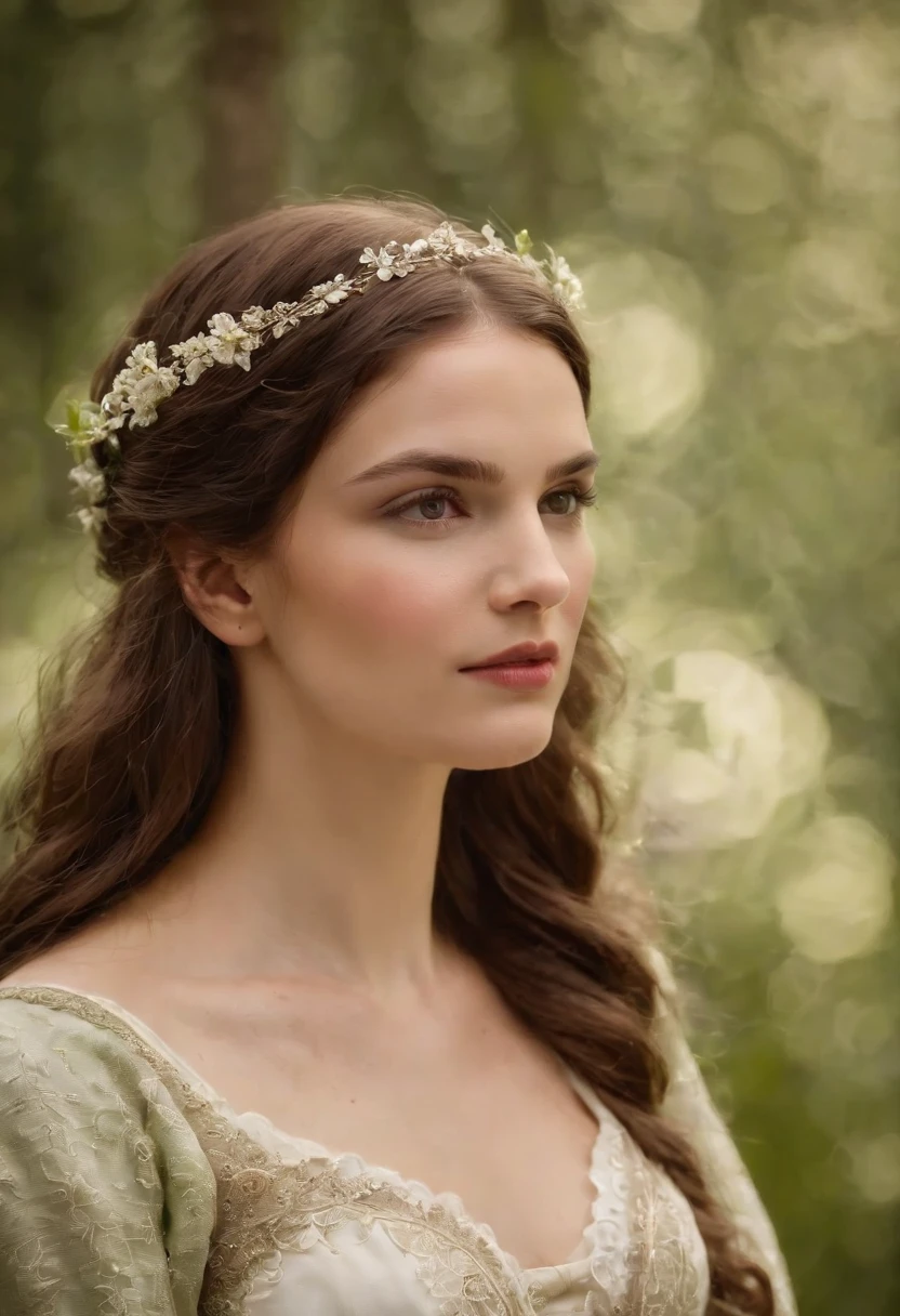 (((uma ferida avermelhada profunda atravessa sua bochecha esquerda))) tez justa, mulher em torno de 19 anos, cabelos brancos naturais, olhos verdes distintos, vestindo kohl, slender and graceful, Beautiful, luz de velas em um ambiente medieval, Ultra sharp focus, tiro realista, roupas femininas medievais, cores tetradicas (cicatriz:1.4)