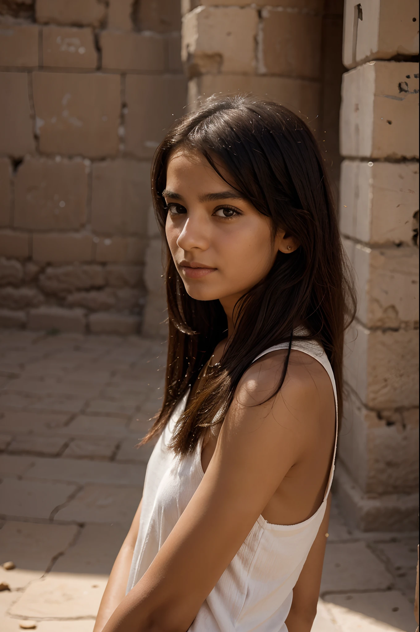 a portrait of a Girl from Egypt