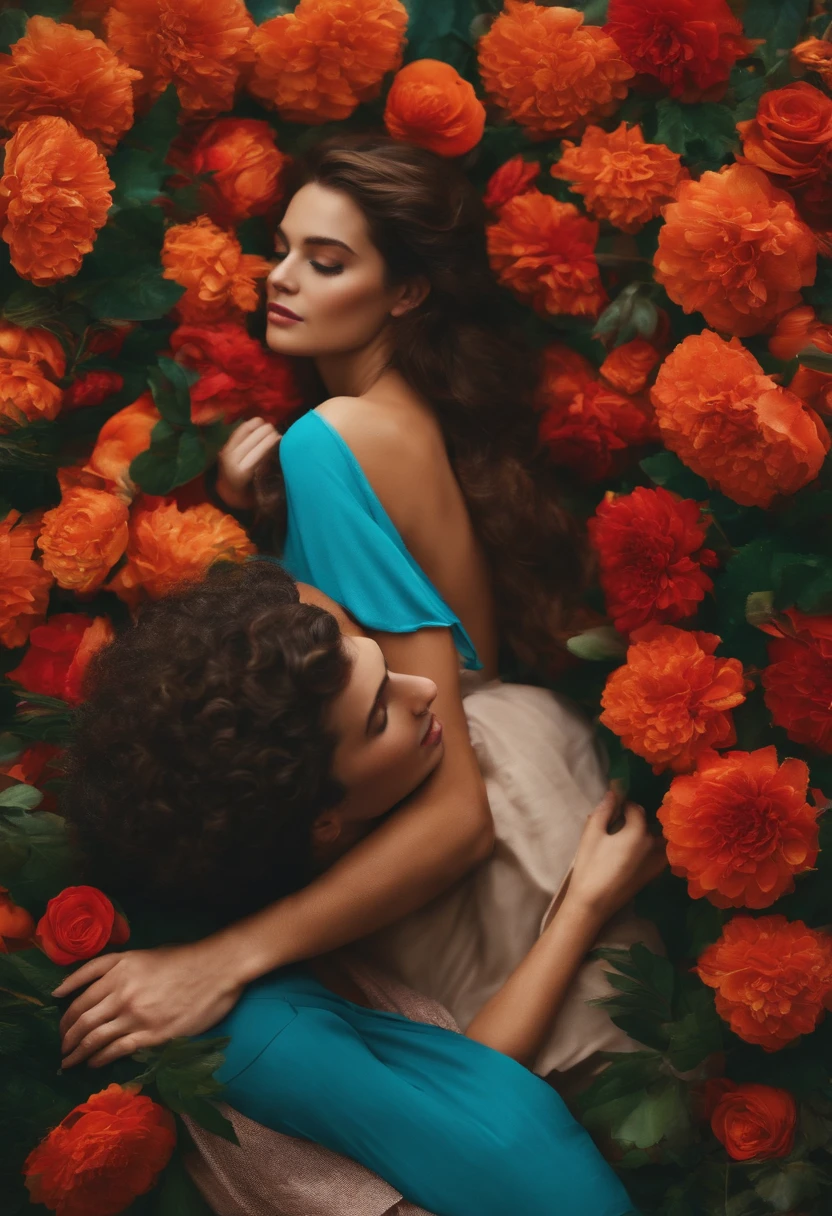 Um homem e uma menina
