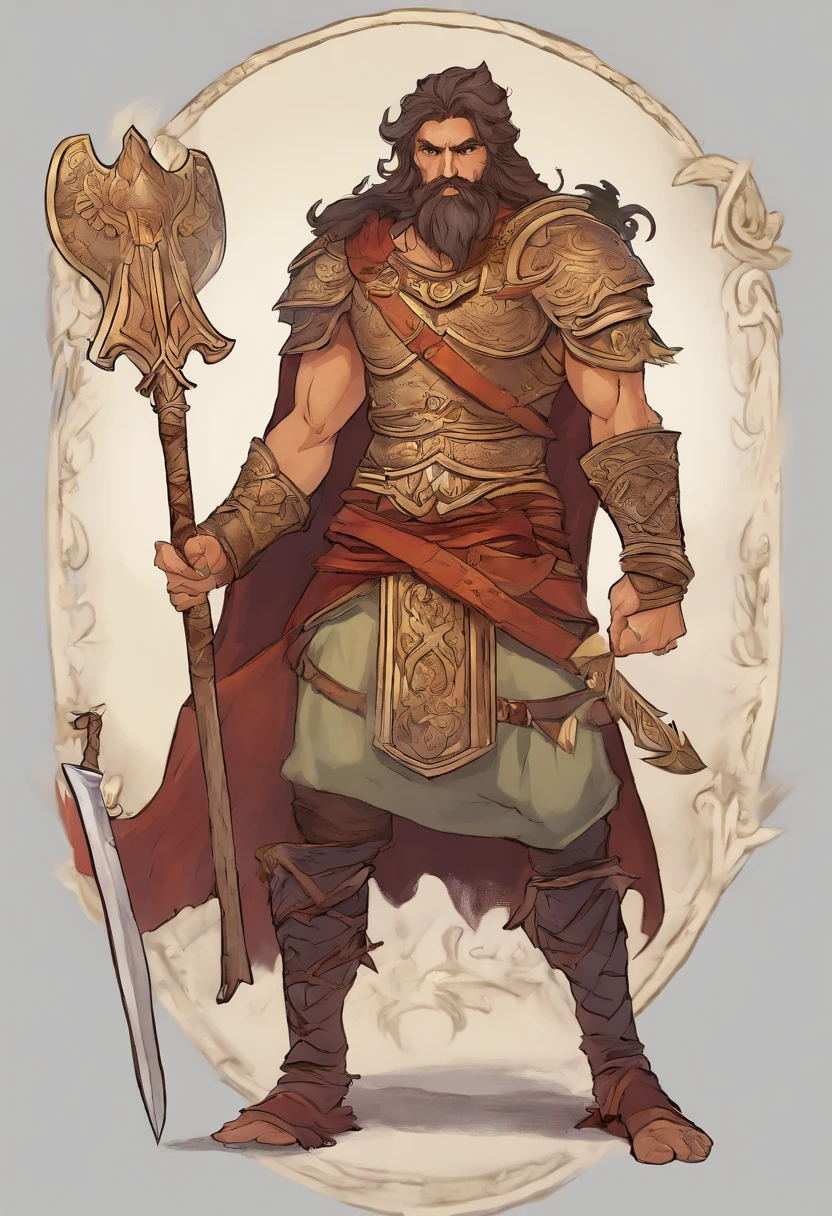 Greek warrior no armor