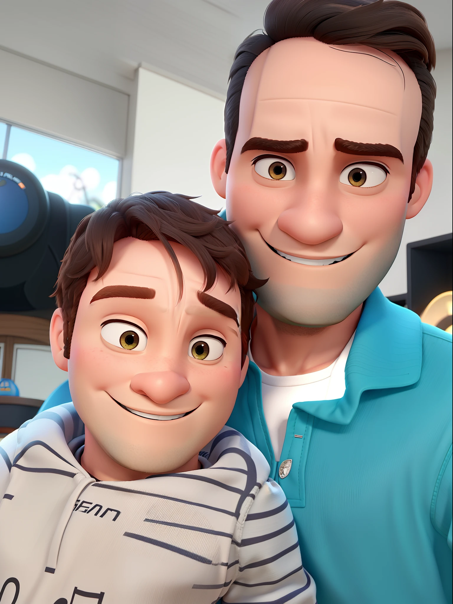 Um homem estilo disney pixar, alta qualidade, melhor qualidade