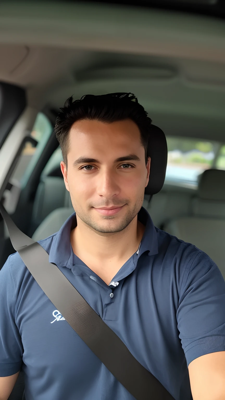 Homem de camisa azul sentado em um carro, 3 2 anos, French Man, Luisiana, 2 7 anos, 2 9 anos, 2 8 anos, 38 anos, Retrato tirado 8 K, cerca de 3 5 anos, taken in the early 2020s, foto de perfil headshot, foto de perfil profissional