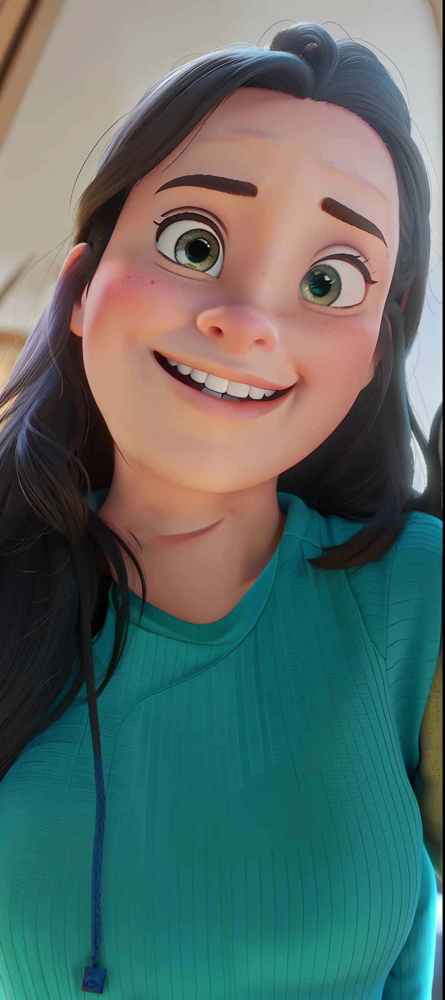 cabelo longo, estilo disney pixar, alta qualidade, melhor qualidade