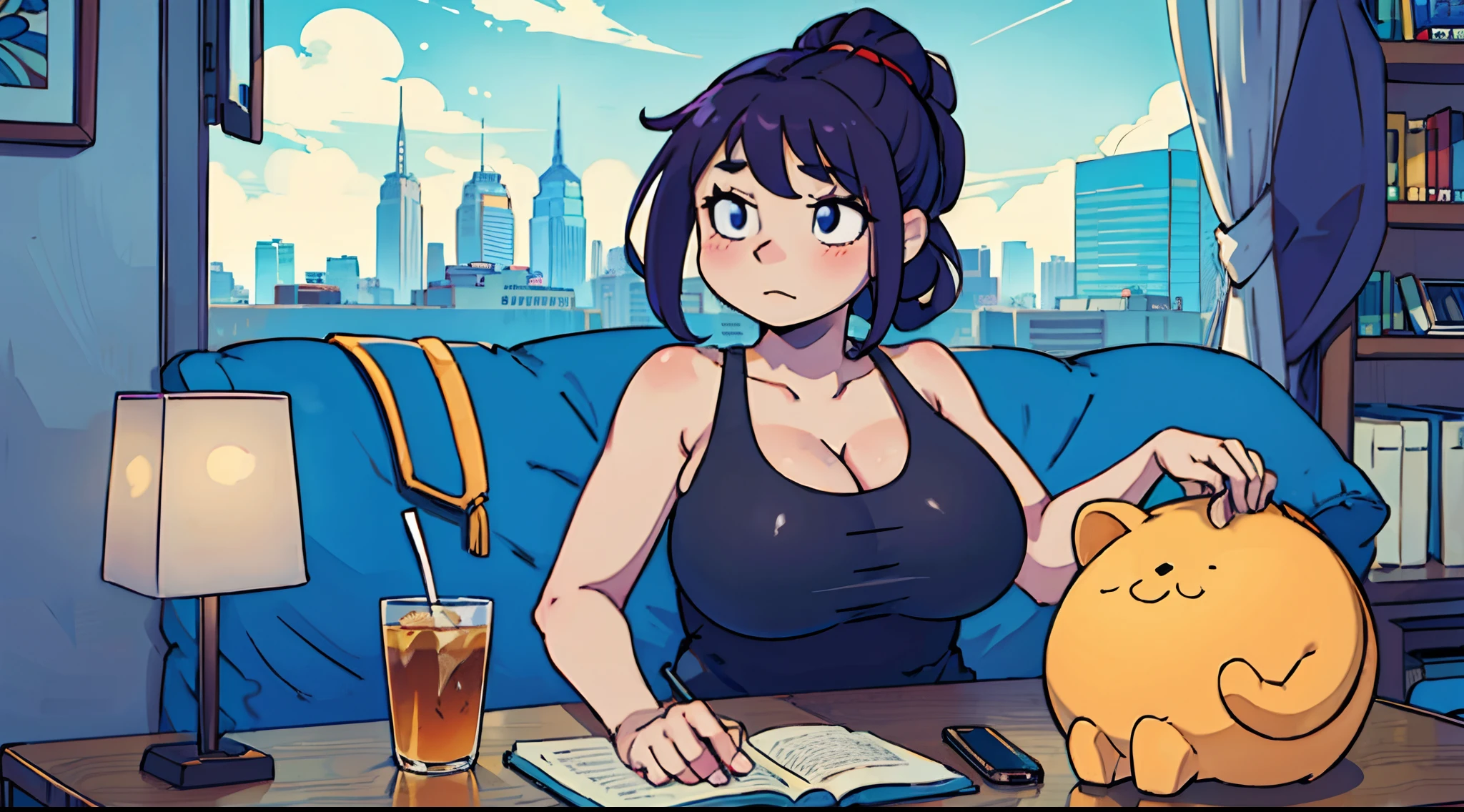 Fat anime girl with big tits