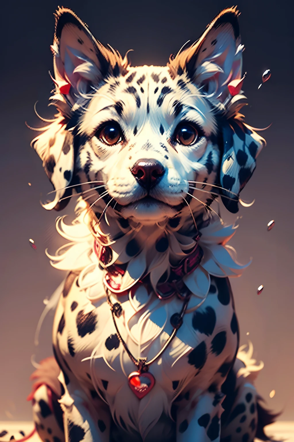 Hairy Dalmatian Dog