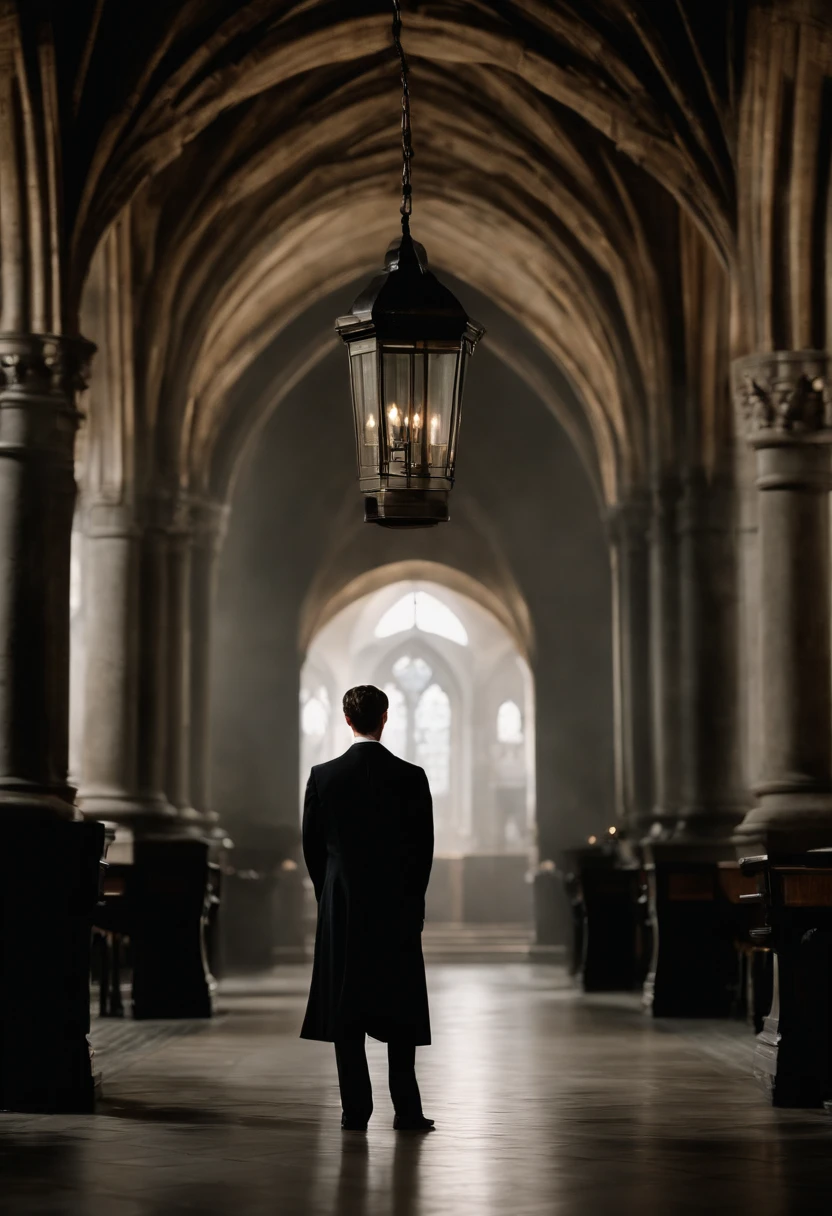 Crie uma imagem de Tom Riddle dos filmes de harry potter com uma garota loira sendo Jessica Alexander como se fossem um casal, com os dois sendo da sonserina