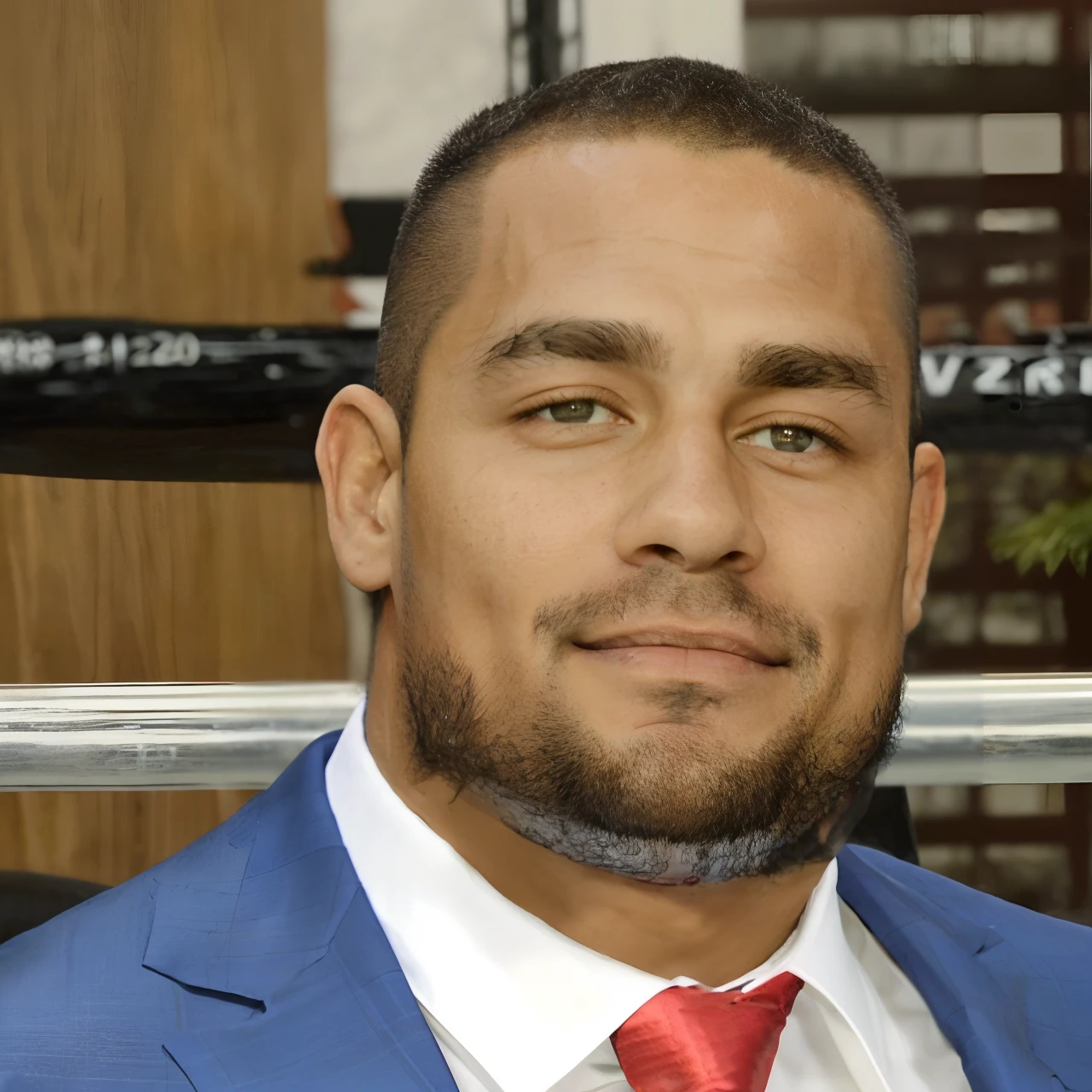 there is a man in a blue suit and red tie, david rios ferreira, icaro carvalho, joseph moncada, luis melo, mohamed reda, andres rios, edu souza, profile picture, ronaldo nazario fenomeno, heraldo ortega, ronaldo nazario, carmelo blandino, caio santos, eloy morales, andrea rocha