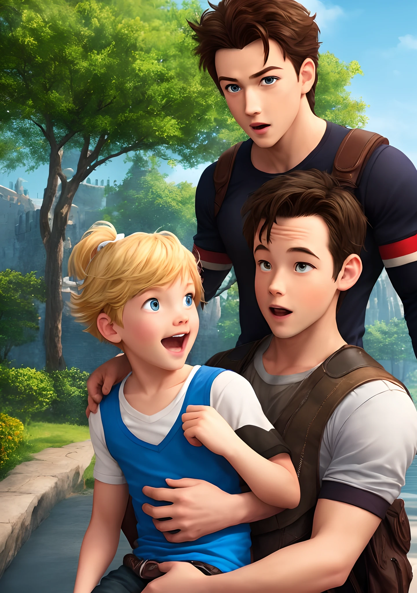 A Disney movie of a guy kidnapping a kid image