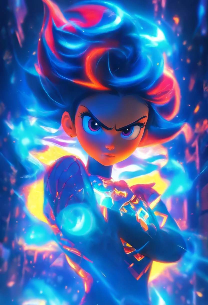 (Estilo Pixar),Uma menina morena de cinco anos,mochila grande,chests,Pedras preciosas、moedas de ouro,Modelo de personagem em miniatura, fonte de luz da direita para a esquerda, Rum lighting, fonte de luz da direita para a esquerda, Realistic proportions, Post-processing, ((perspectiva ortogonal)), Super Detalhe, Realistic, super realistic, photoreal render,