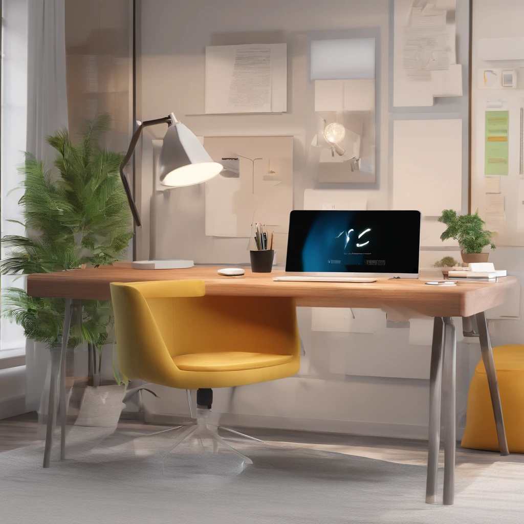 (best quality,4k,8k,highres,masterpiece:1.2), ultra-detailed, (realistic,photorealistic,photo-realistic:1.37), Pixar-style character, 30-year-old man, beard, white, short brown hair, quiff, brown eyes, in front of a computer, working as a designer, creative workspace, stylish office, sleek desktop, modern design software, creative tools, vibrant color palette, natural lighting, reflection of computer screen, focused expression, stylish attire, designer eyeglasses, artistic background, inspirational quotes, innovative ideas, a cup of coffee, ergonomic chair, comfortable work environment.